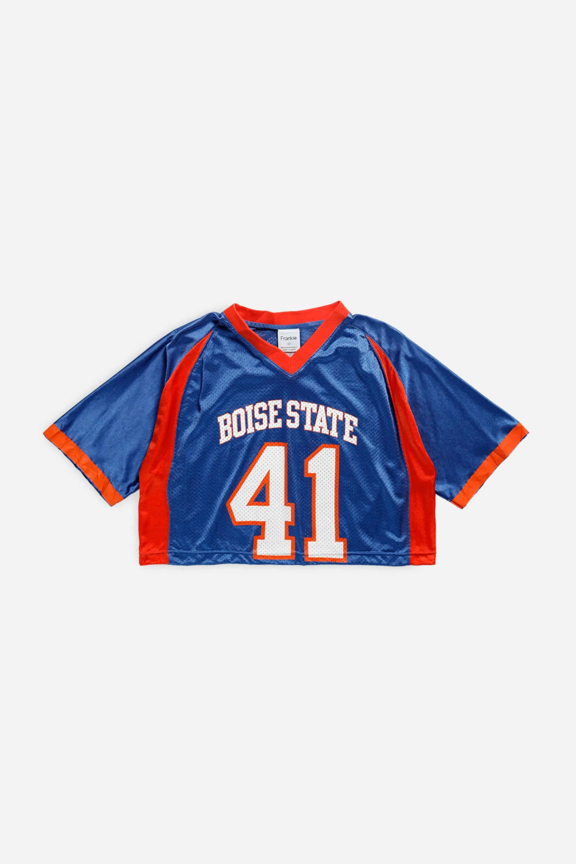 Rework T-shirts tops summer styles sports vests running tops,Vintage Nike Athletic Tee Tops Sports Tops Sports Tops Quick Dry Short Sleeves Crop Boise State Broncos NCAA Jersey - M