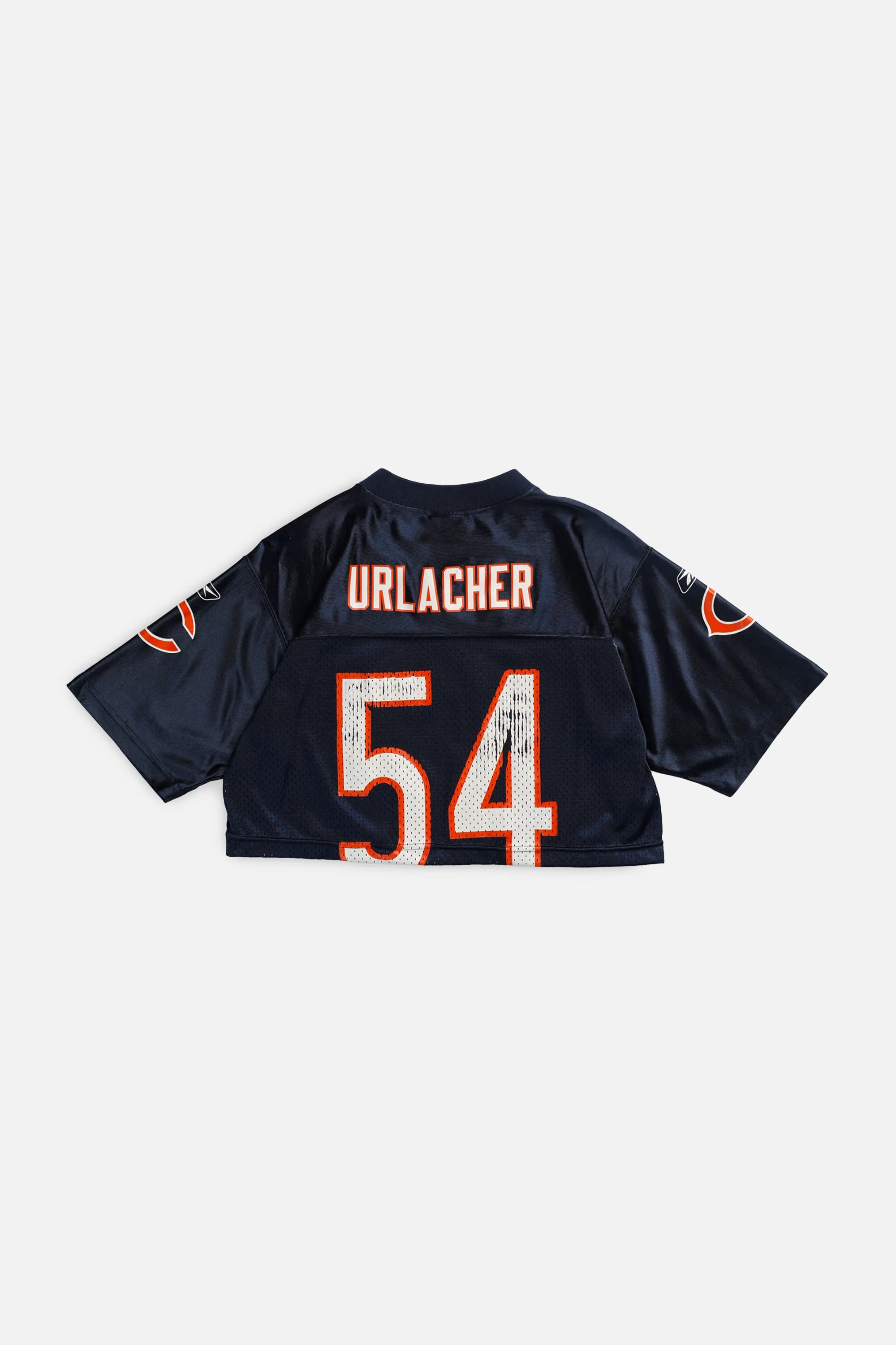 Rework Crop Chicago Bears NFL Jersey - XS