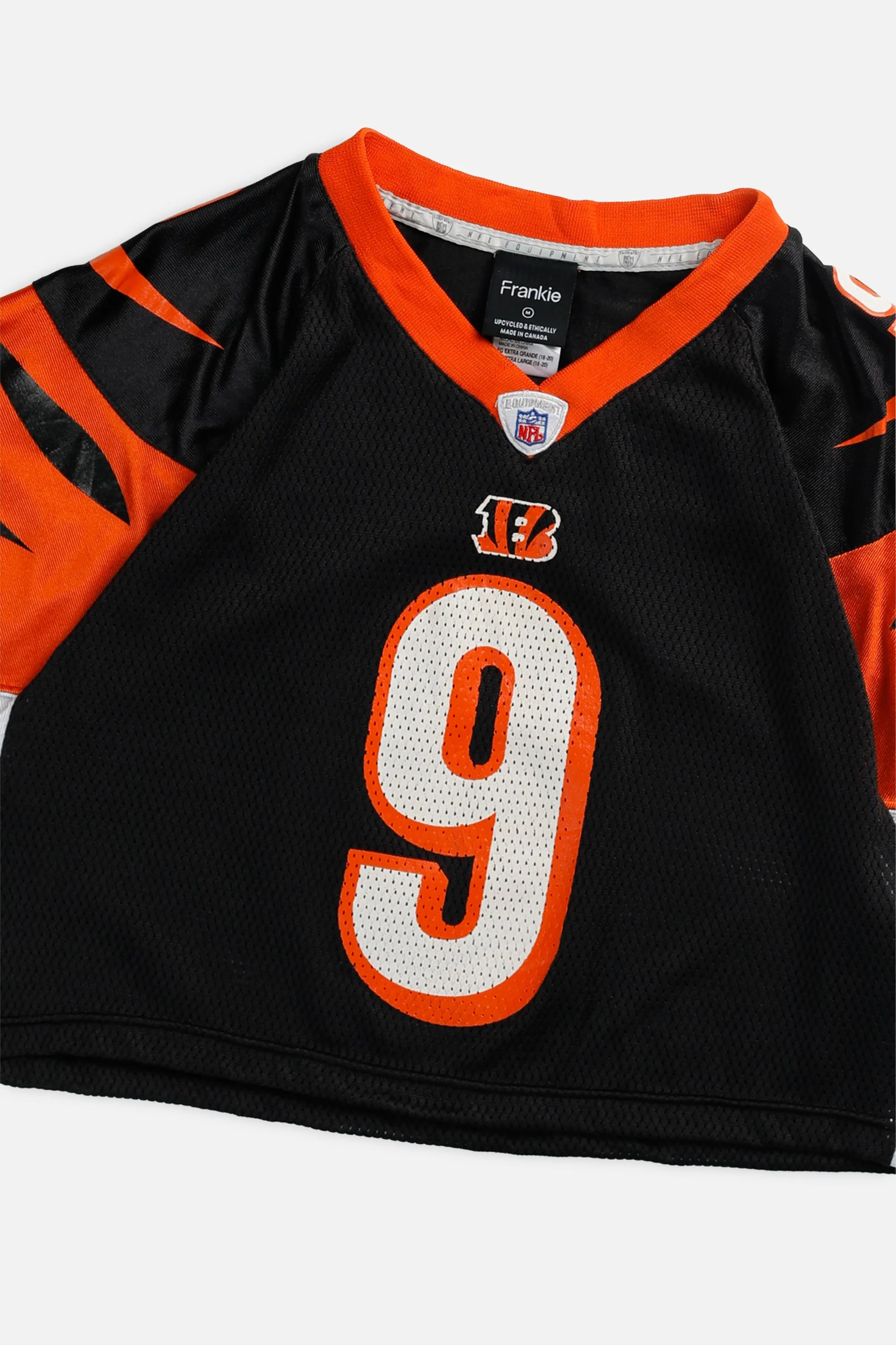 Rework Crop Cincinnati Bengals NFL Jersey - M