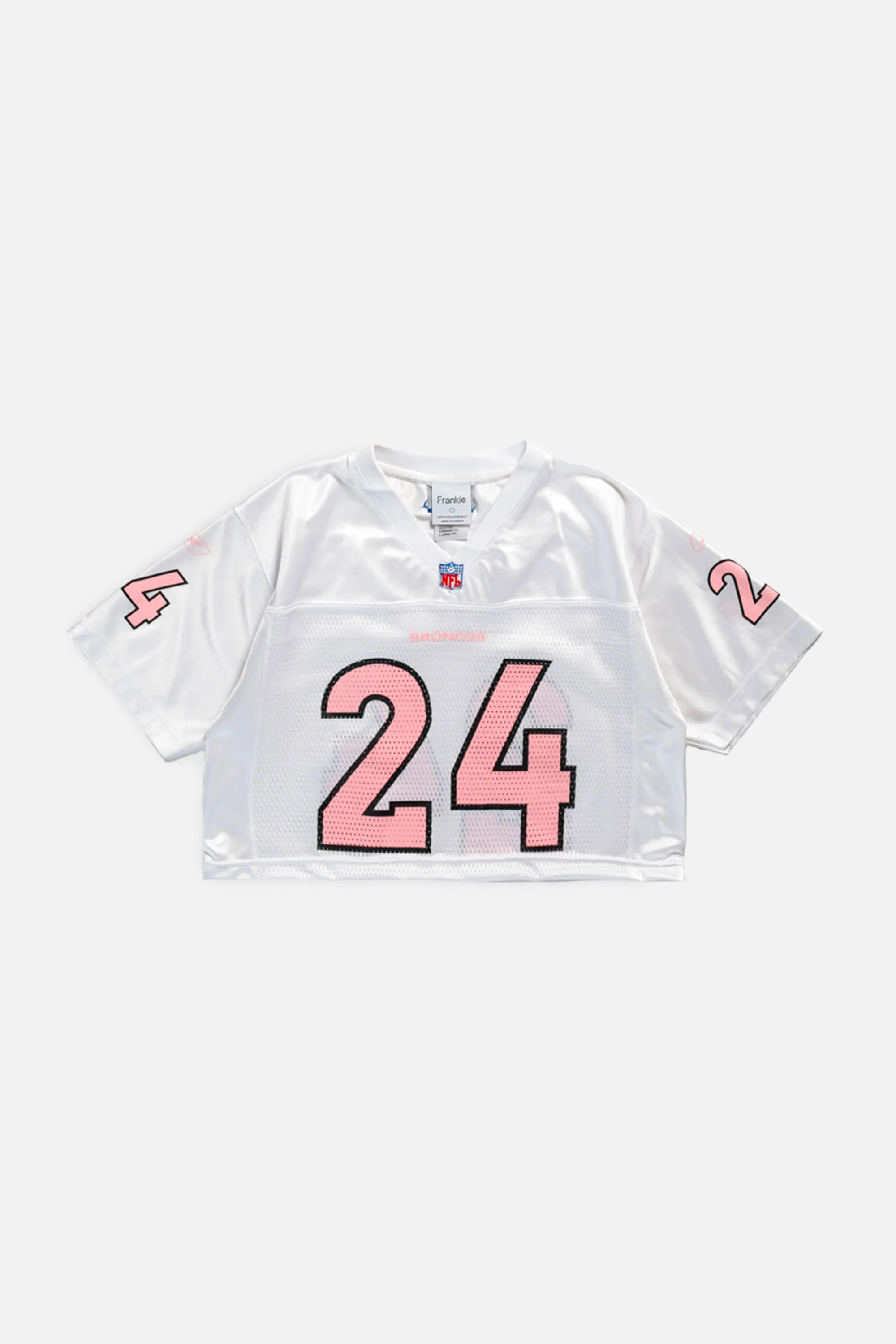 Rework T-shirts tops summer styles sports vests running tops,Vintage Nike Athletic Tee Tops Sports Tops Sports Tops Quick Dry Short Sleeves Crop Denver Broncos NFL Jersey - S