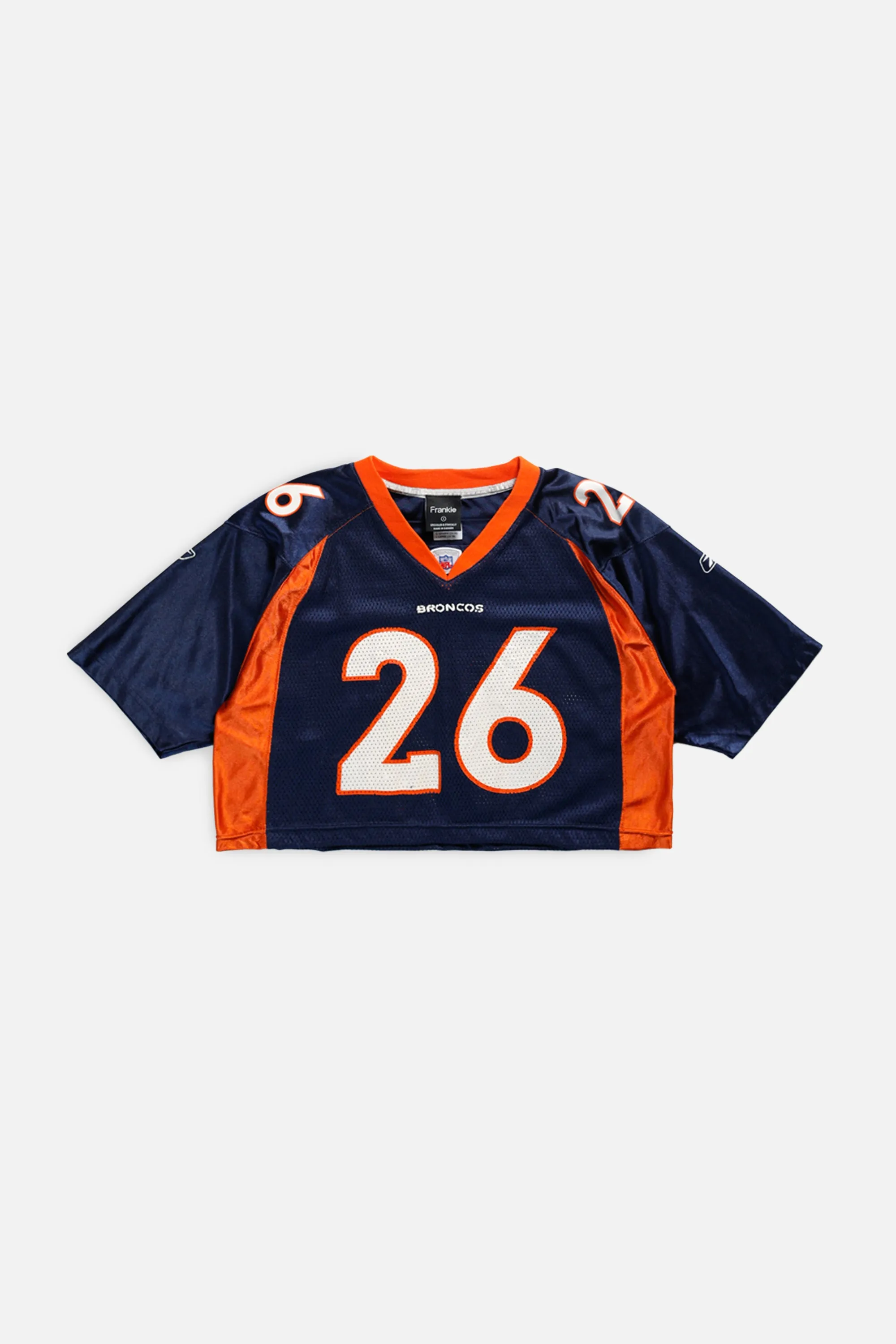 Rework T-shirts tops summer styles sports vests running tops,Vintage Nike Athletic Tee Tops Sports Tops Sports Tops Quick Dry Short Sleeves Crop Denver Broncos NFL Jersey - S