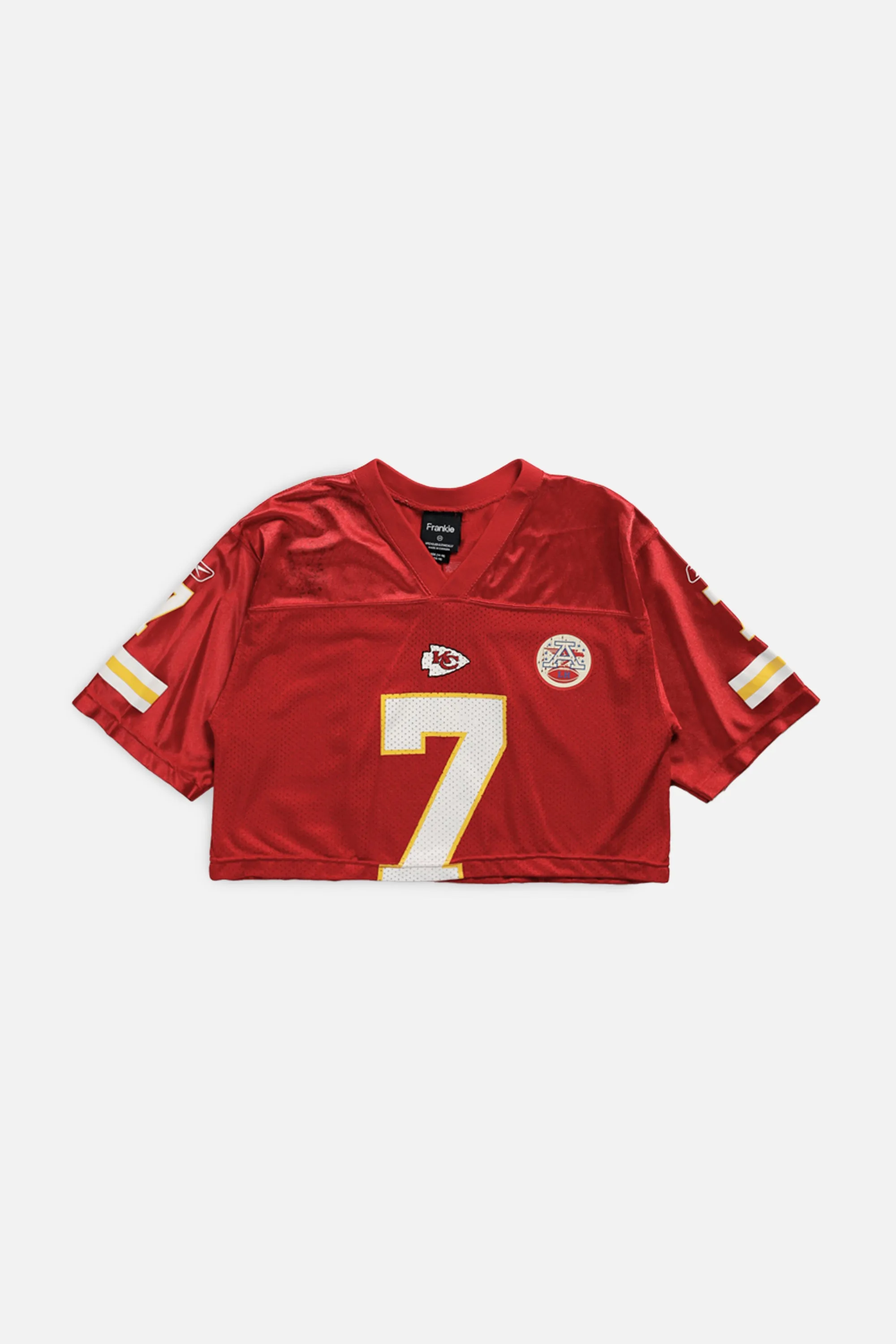 Rework T-shirts tops summer styles sports vests running tops,Vintage Nike Athletic Tee Tops Sports Tops Sports Tops Quick Dry Short Sleeves Crop Kansas City Chiefs NFL Jersey - XS