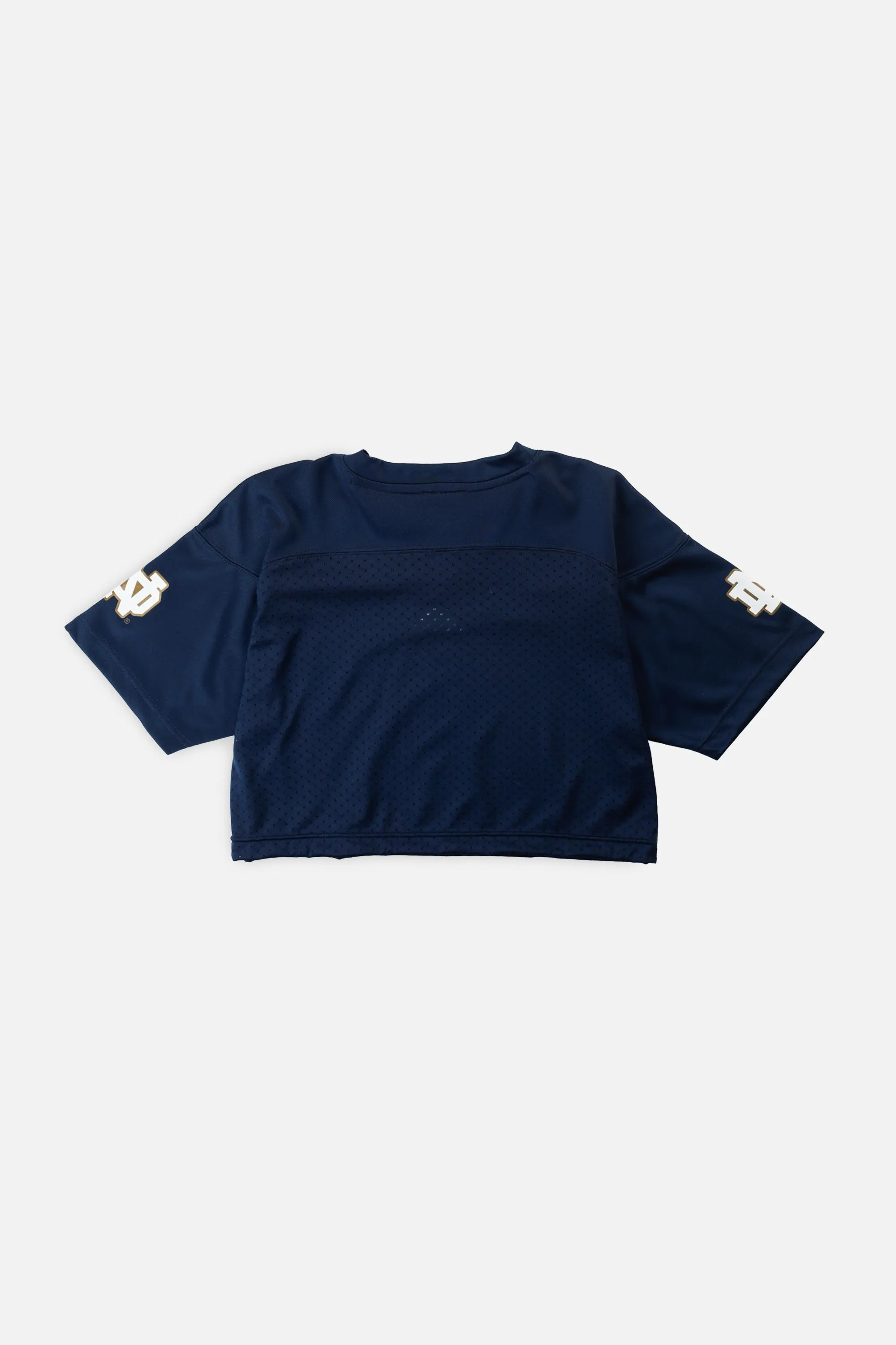 Rework Crop Notre Dame Fighting Irish NCAA Jersey - XS