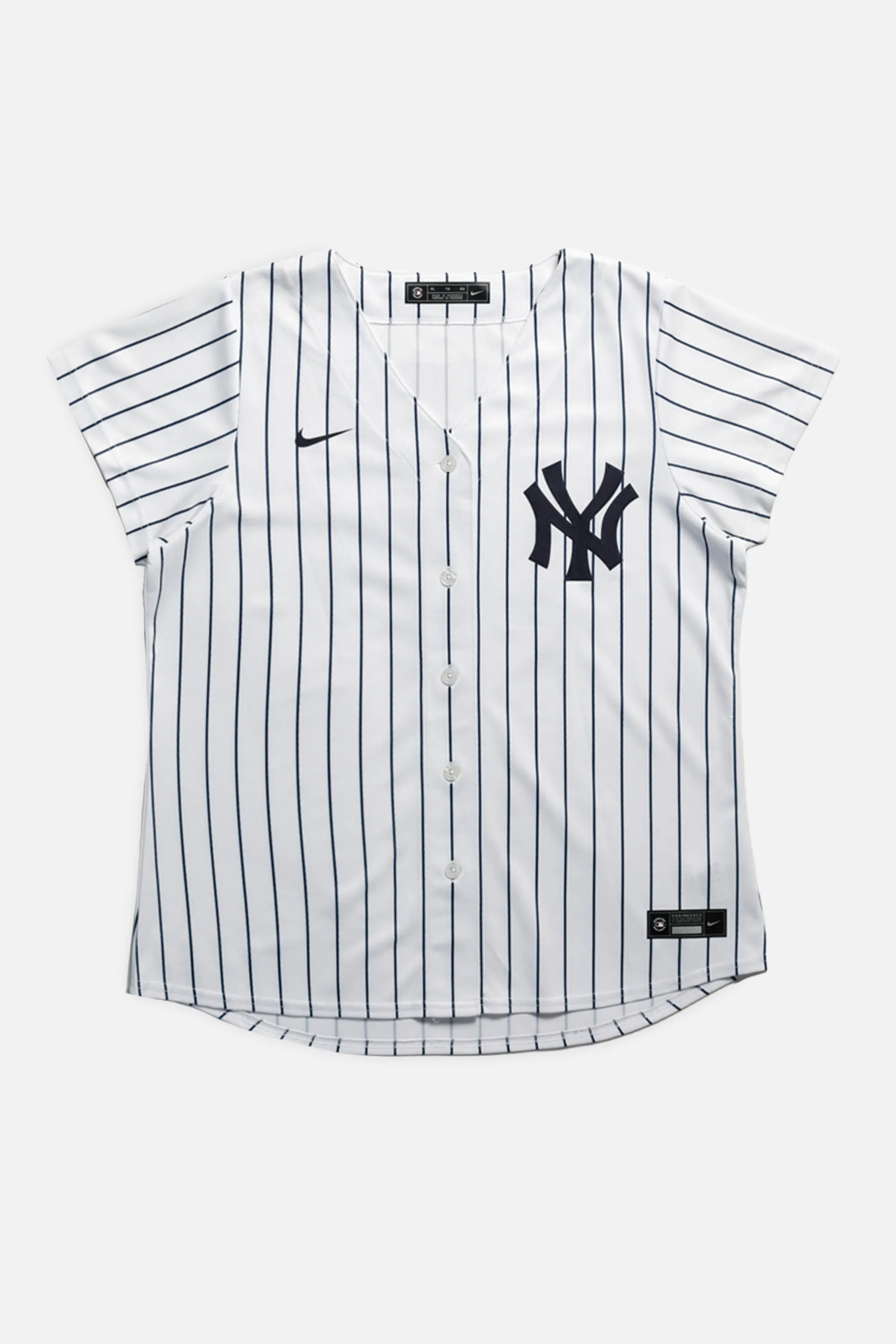 Rework T-shirts tops summer styles sports vests running tops,Vintage Nike Athletic Tee Tops Sports Tops Sports Tops Quick Dry Short Sleeves Crop NY Yankees MLB Jersey - Women's XL