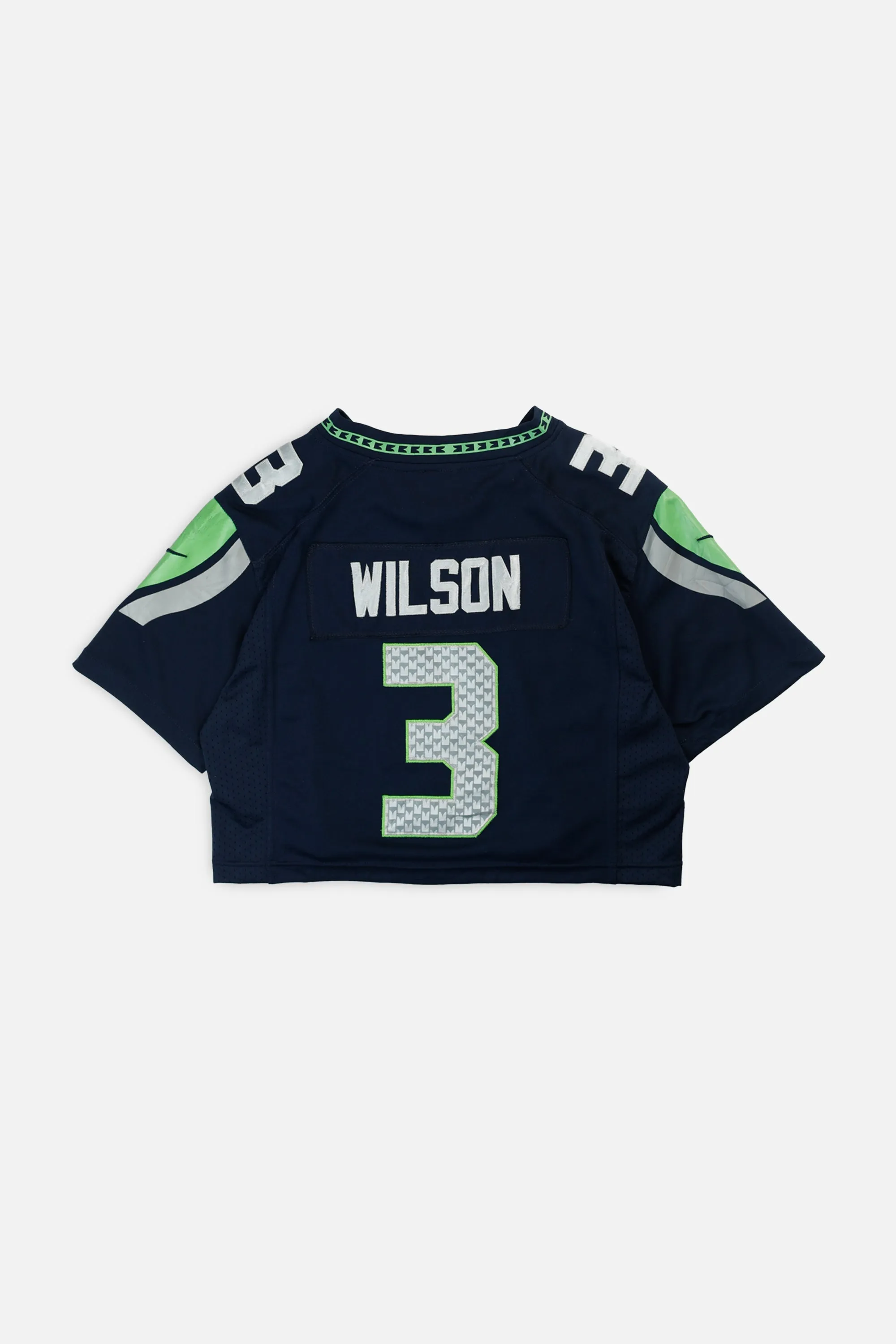 Rework Crop Seattle Seahawks NFL Jersey - M