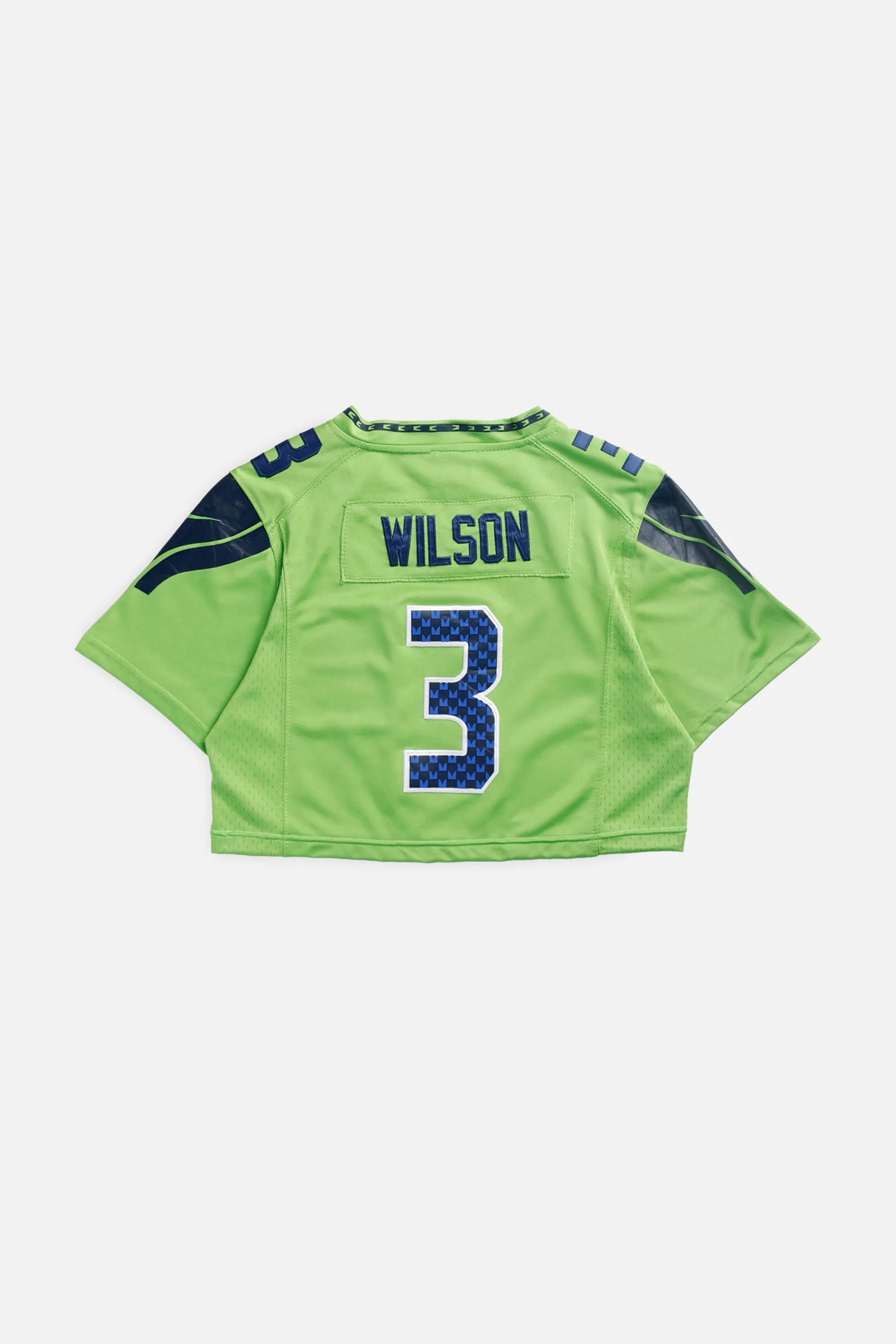 Rework Crop Seattle Seahawks NFL Jersey - S