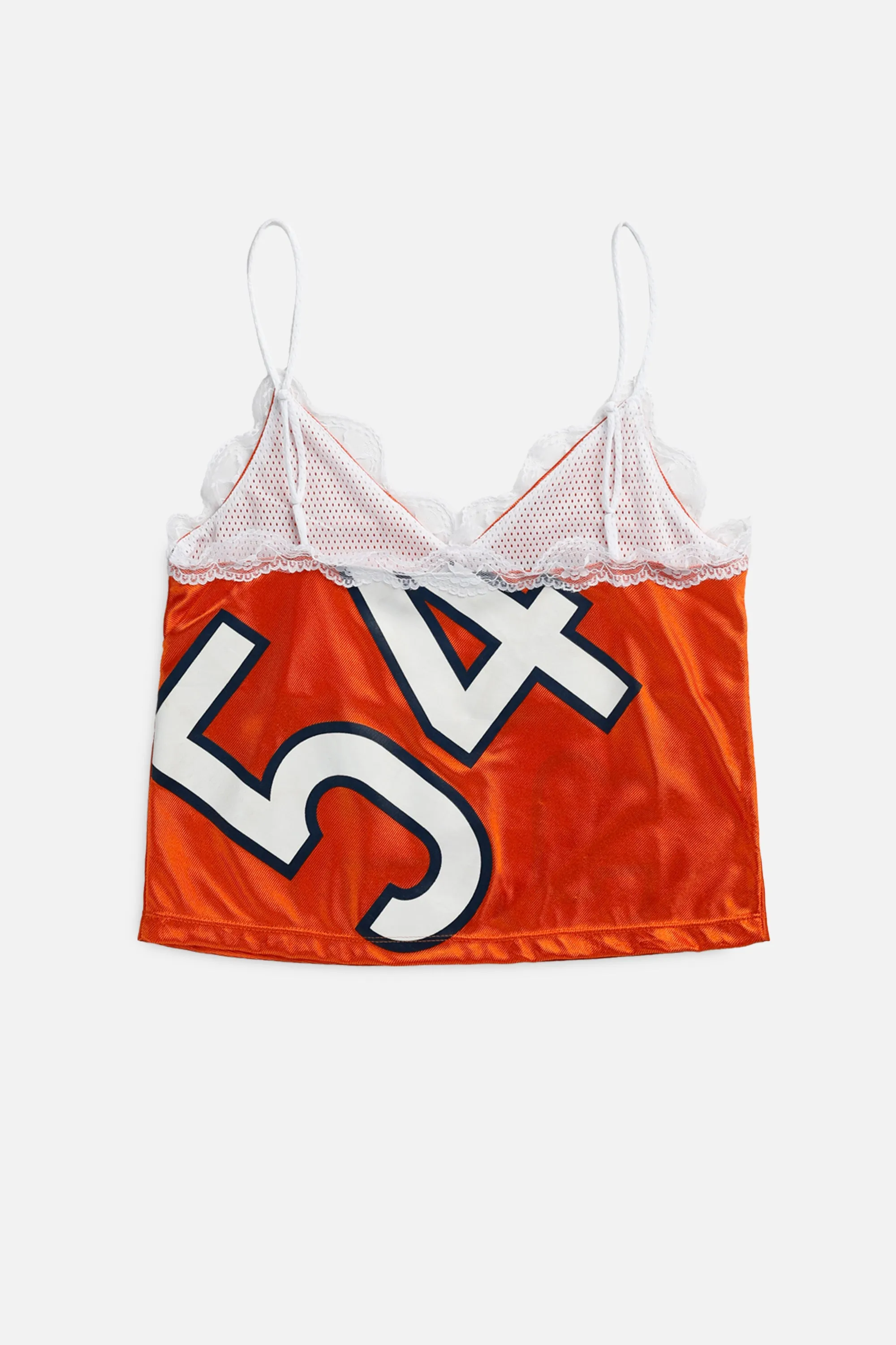 Rework Denver Broncos Lace Tank - S