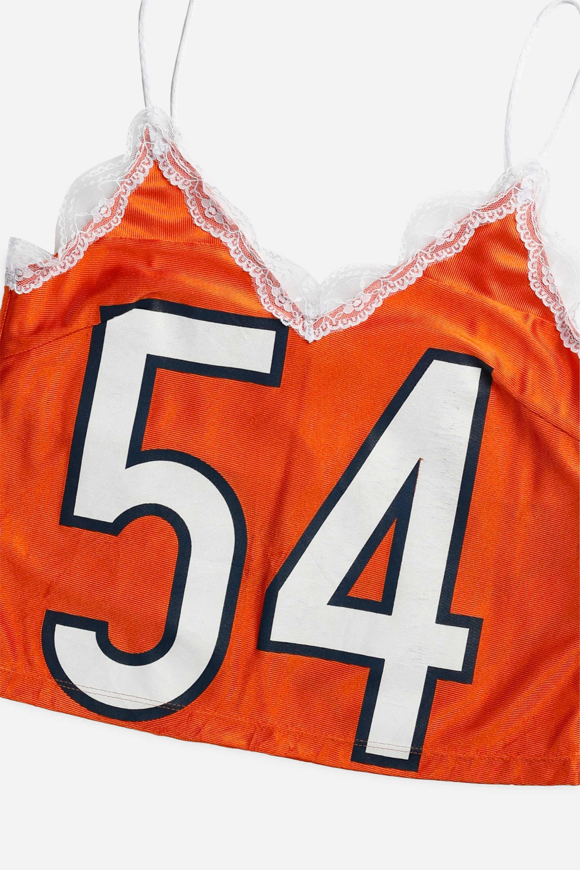 Rework Denver Broncos Lace Tank - S