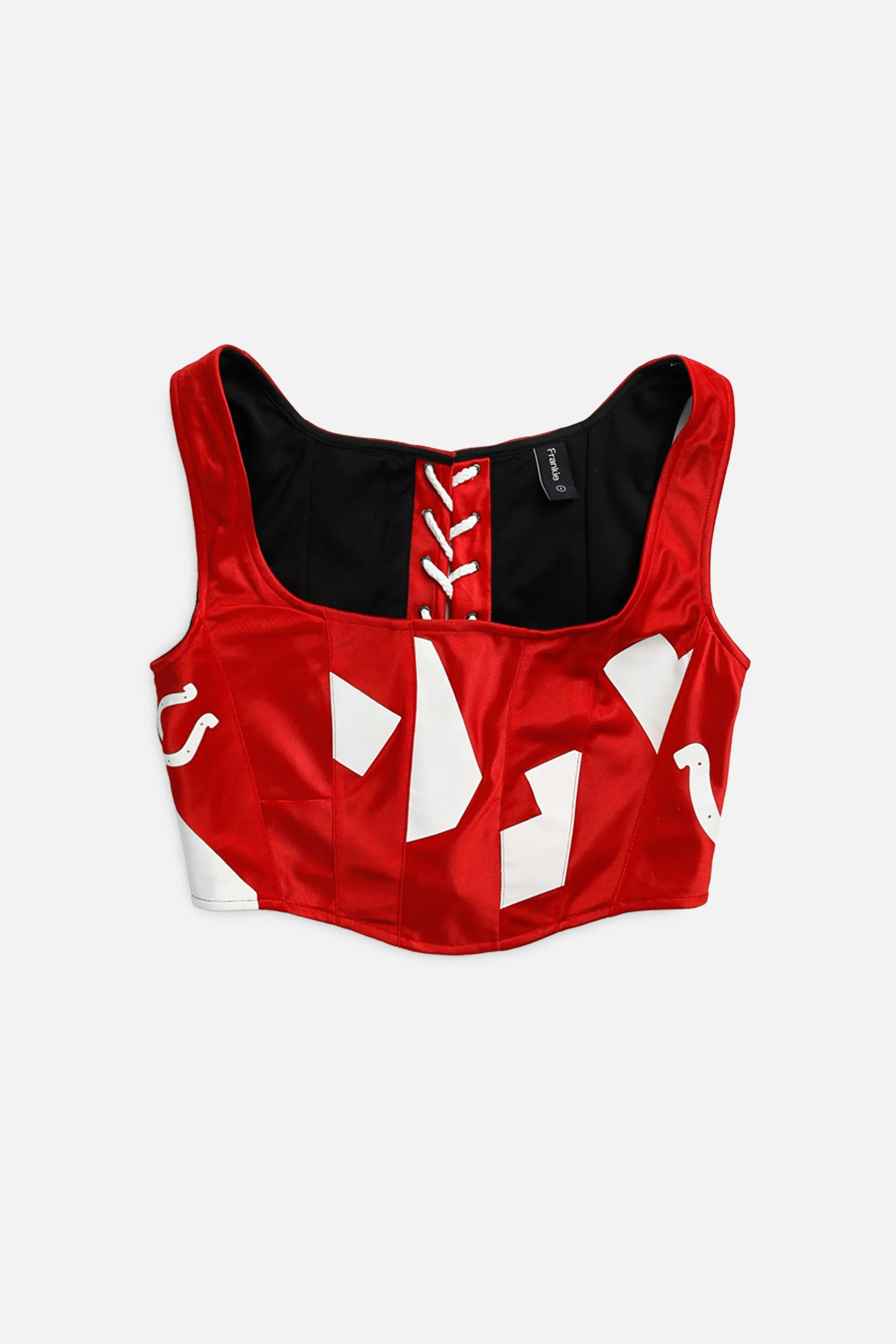 Rework T-shirts,  tops,  summer styles, sports vests, running tops,Vintage Nike Athletic Tee, Tops Sports Tops,  Sports Tops, Quick Dry, Short Sleeves Indianapolis Colts NFL Corset - S
