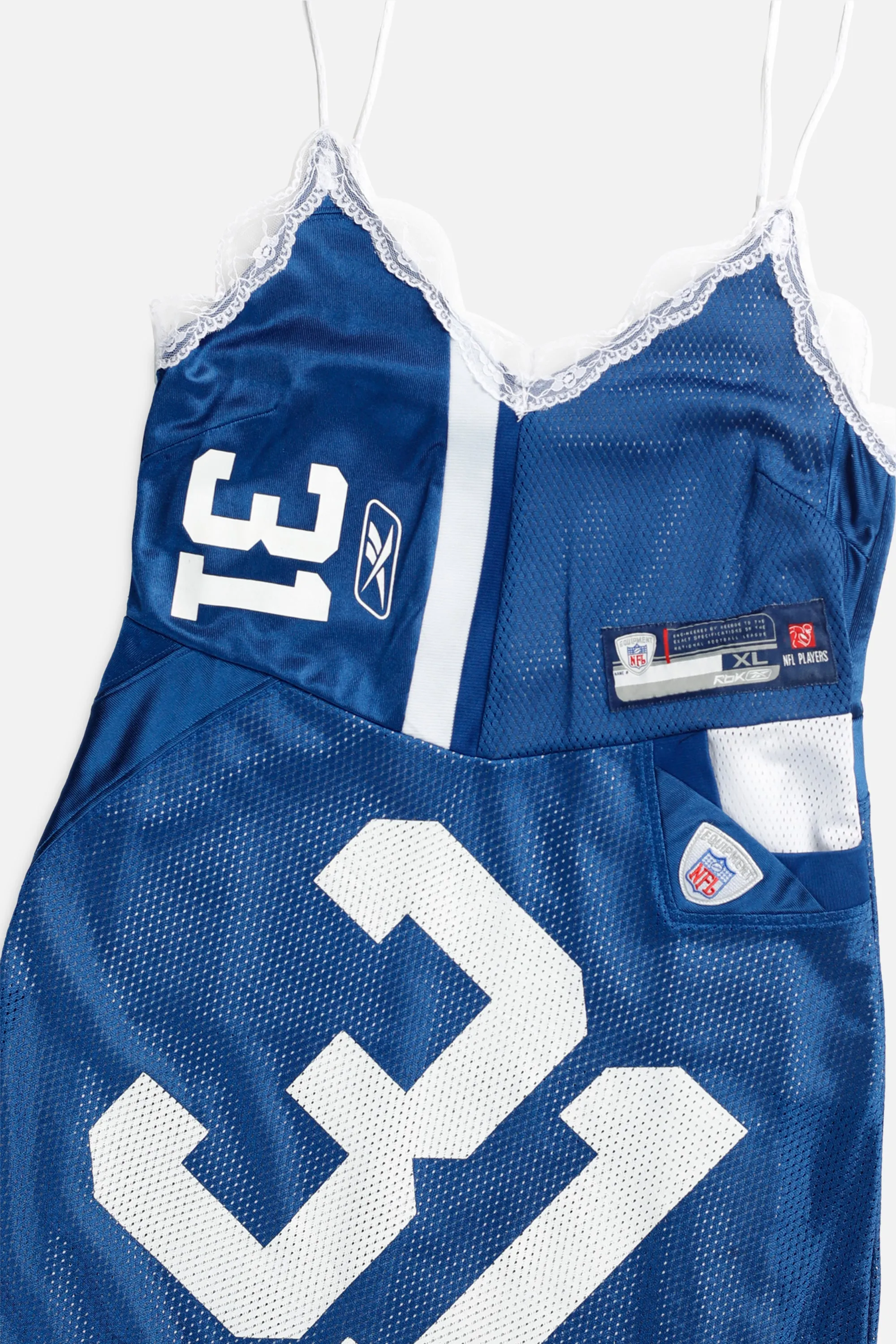 Rework Indianapolis Colts NFL Lace Dress - L