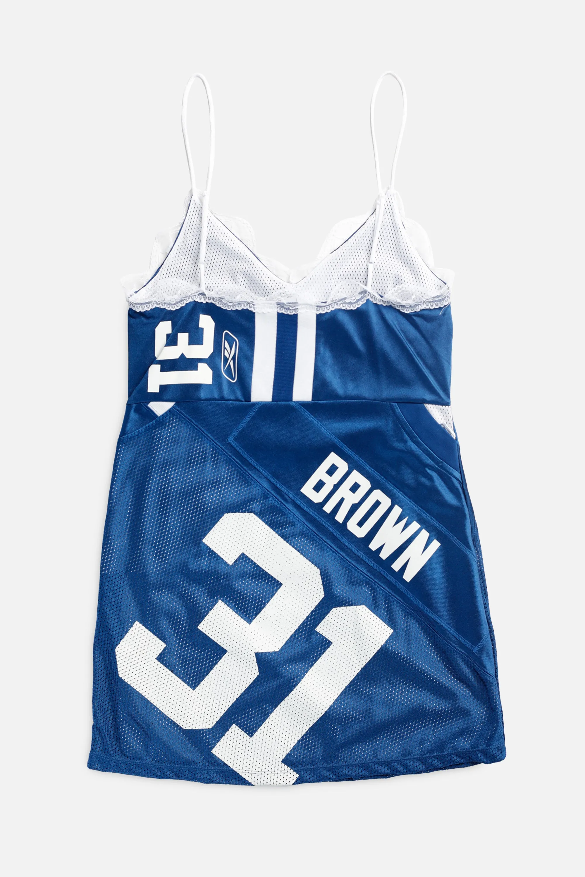 Rework Indianapolis Colts NFL Lace Dress - L