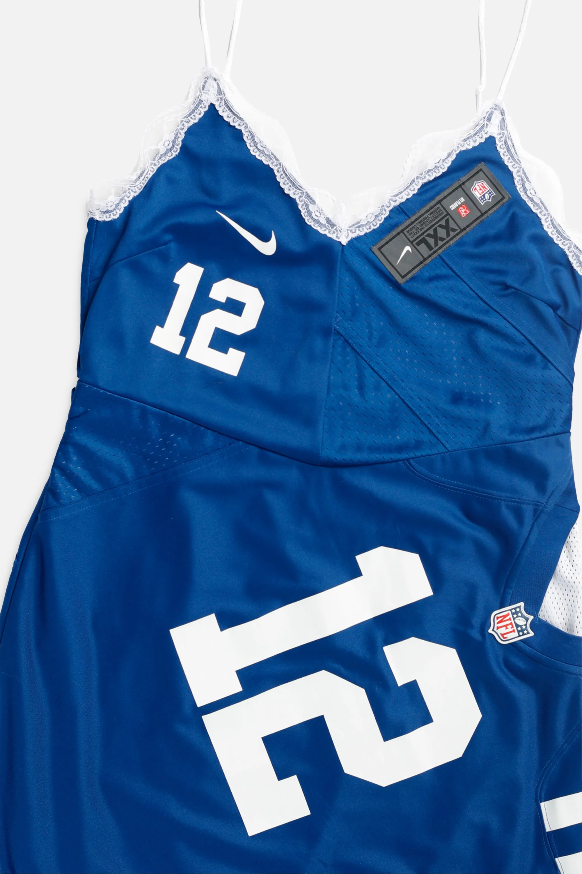 Rework Indianapolis Colts NFL Lace Dress - L