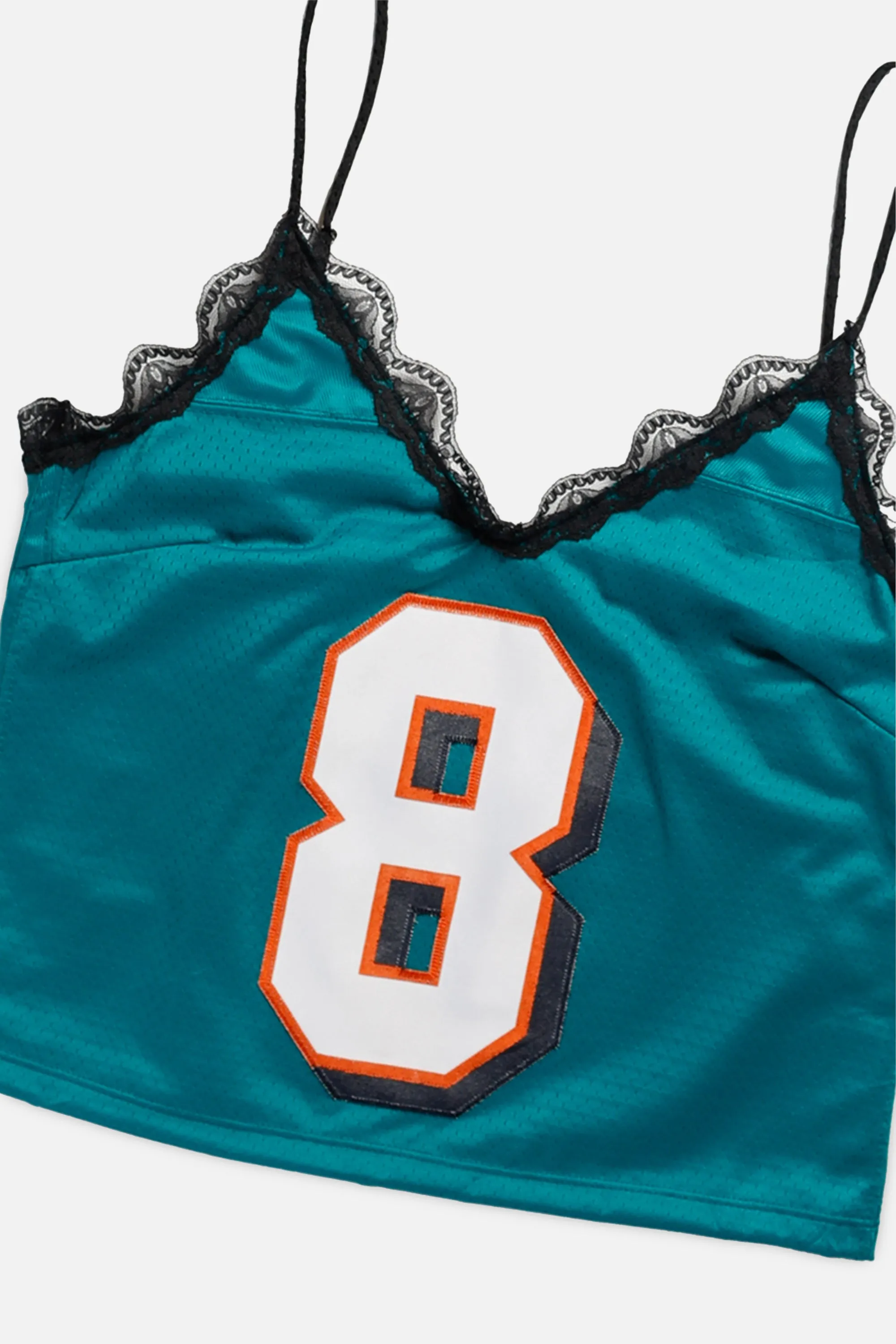 Rework Miami Dolphins Lace Tank - M