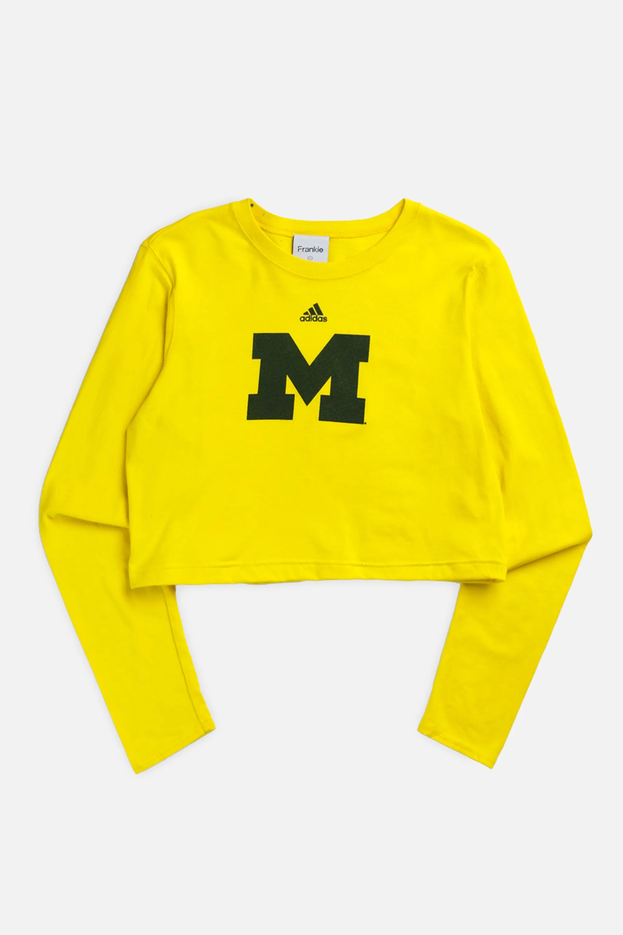 Rework T-shirts,  tops,  summer styles, sports vests, running tops,Vintage Nike Athletic Tee, Tops Sports Tops,  Sports Tops, Quick Dry, Short Sleeves NCAA Crop Long Sleeve Tee - S