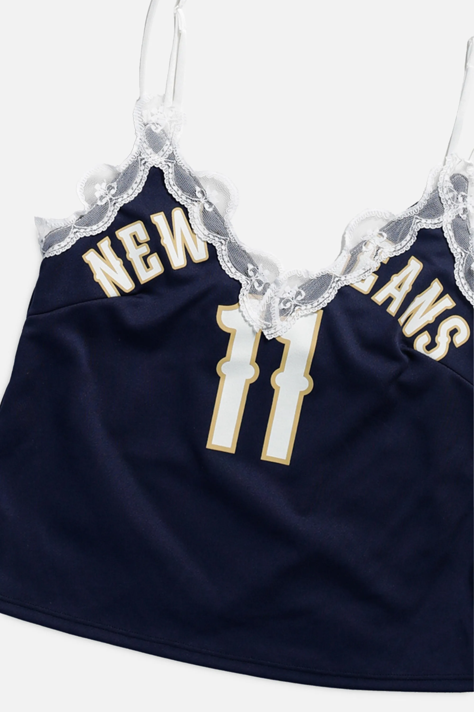 Rework New Orleans Pelicans NBA Lace Tank - XS