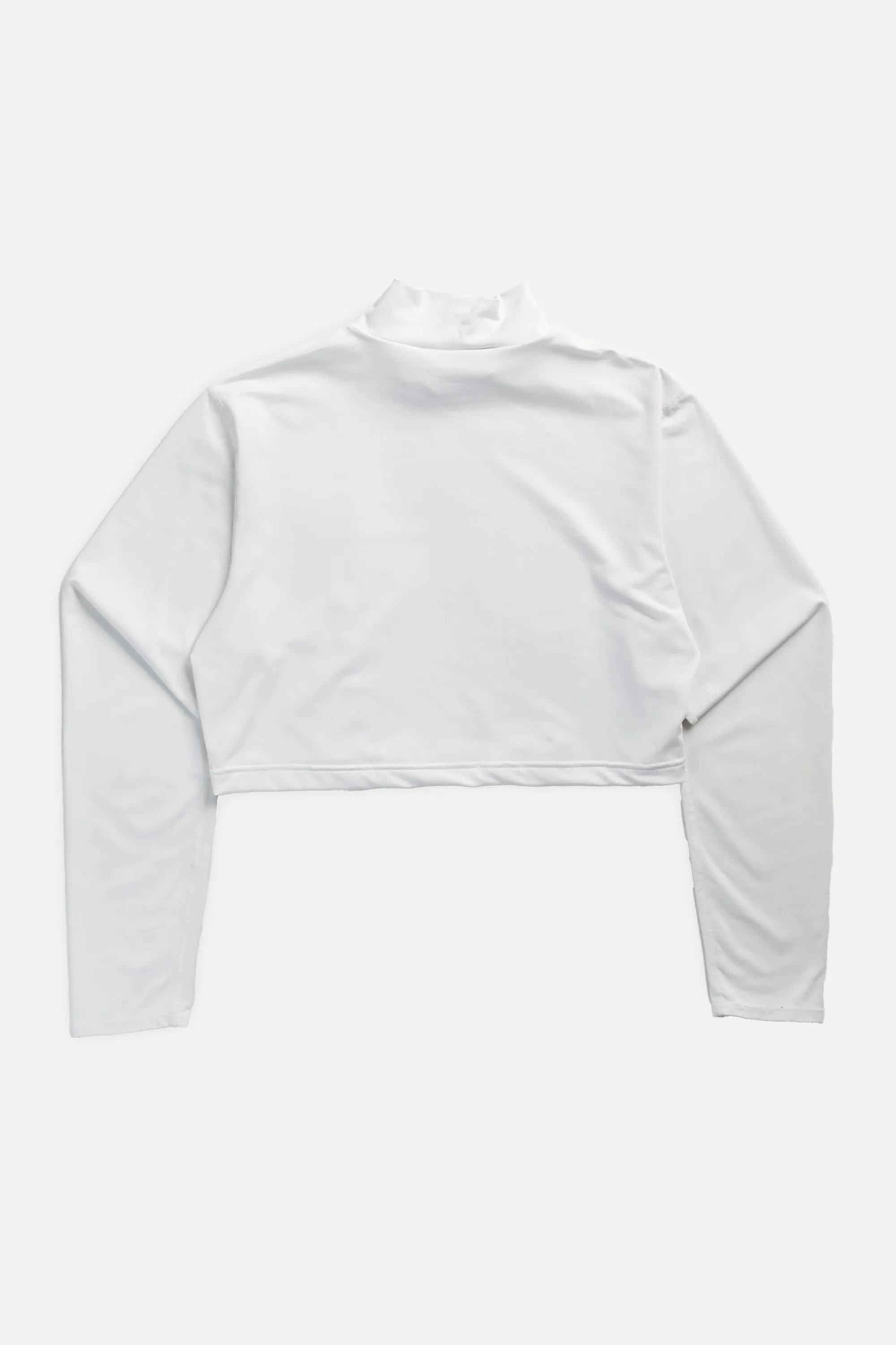 Rework Nike Crop Long Sleeve Athletic Tee - S