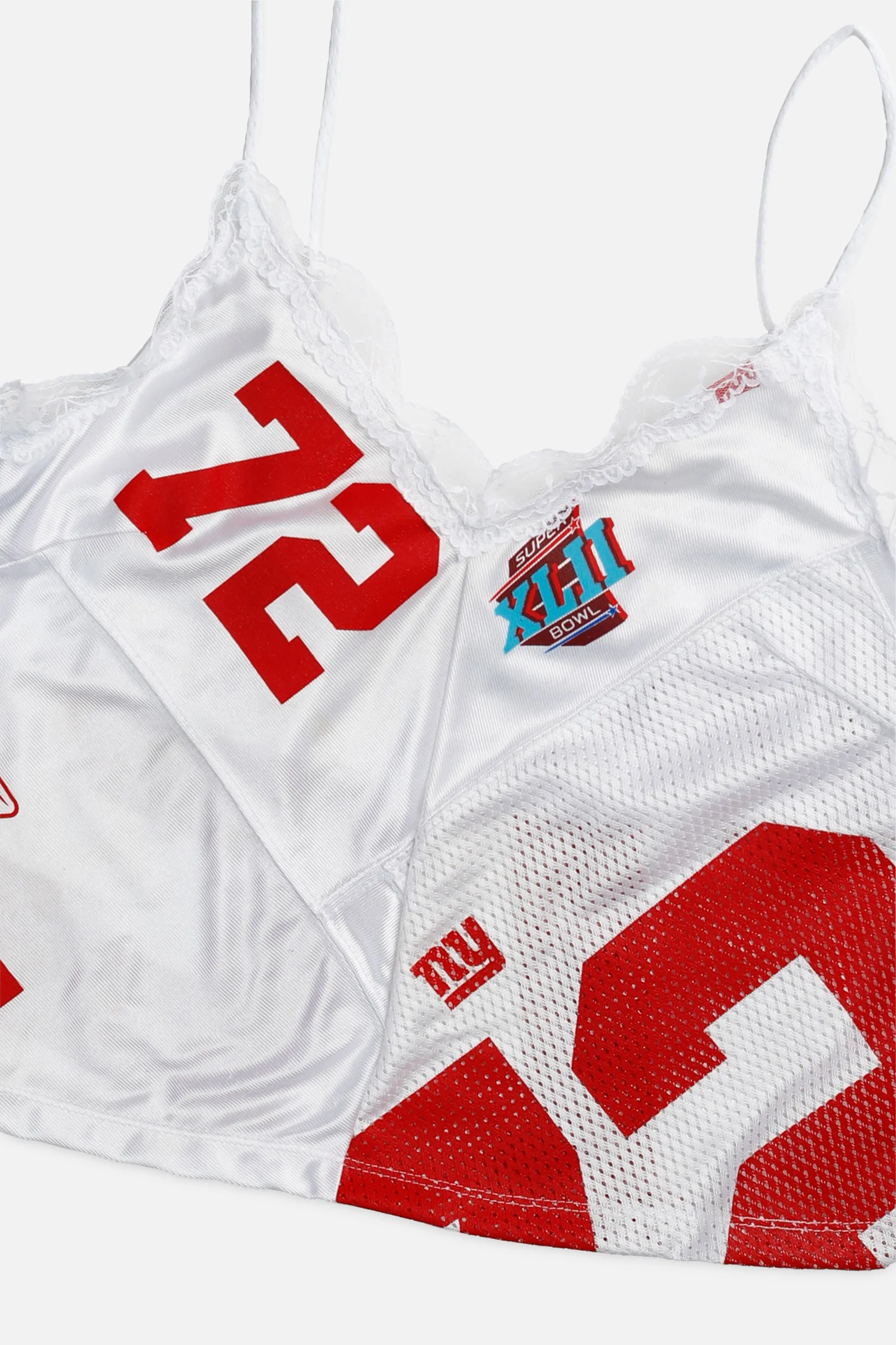 Rework NY Giants Lace Tank - M