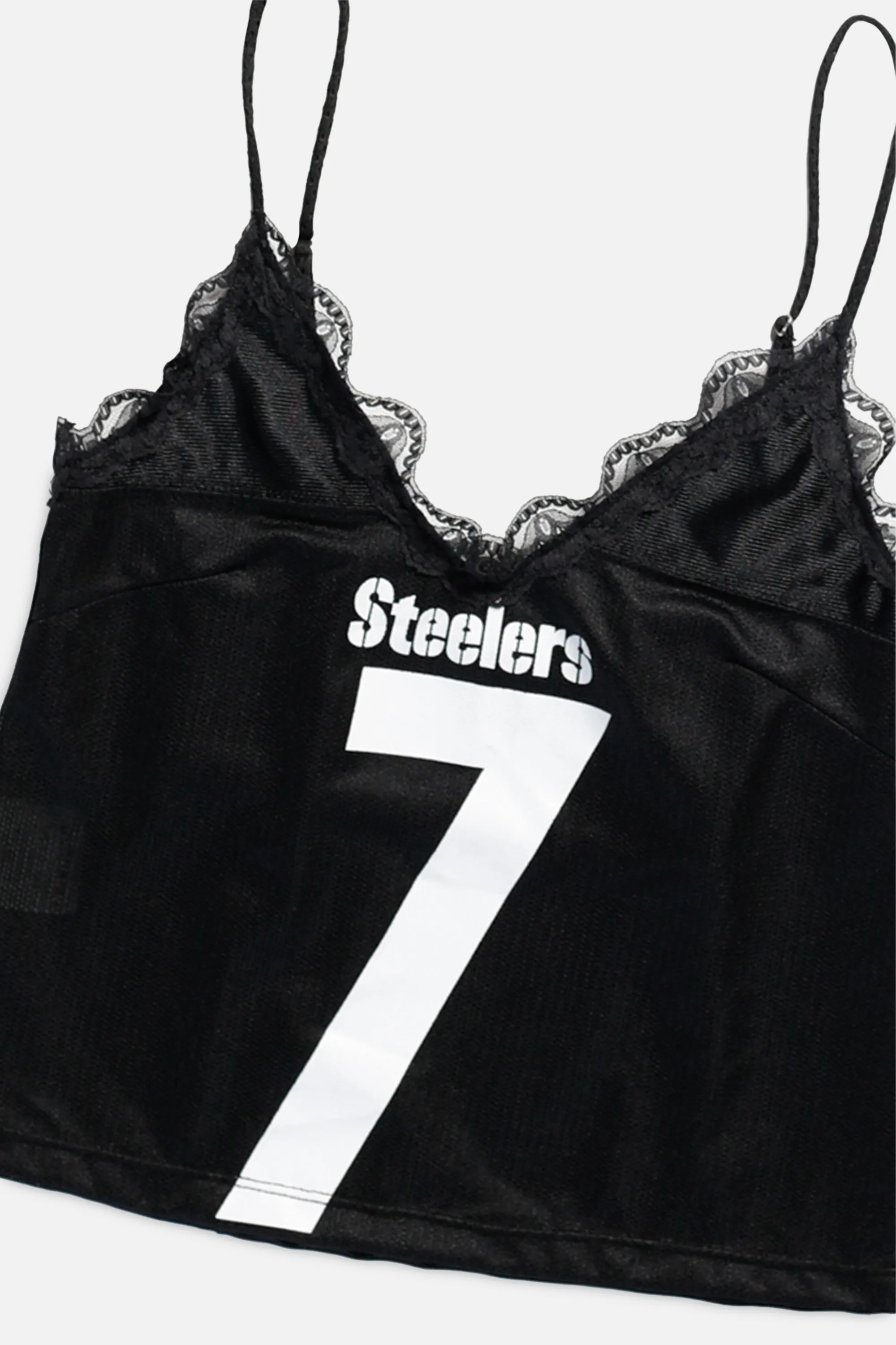Rework Pittsburgh Steelers Lace Tank - XS
