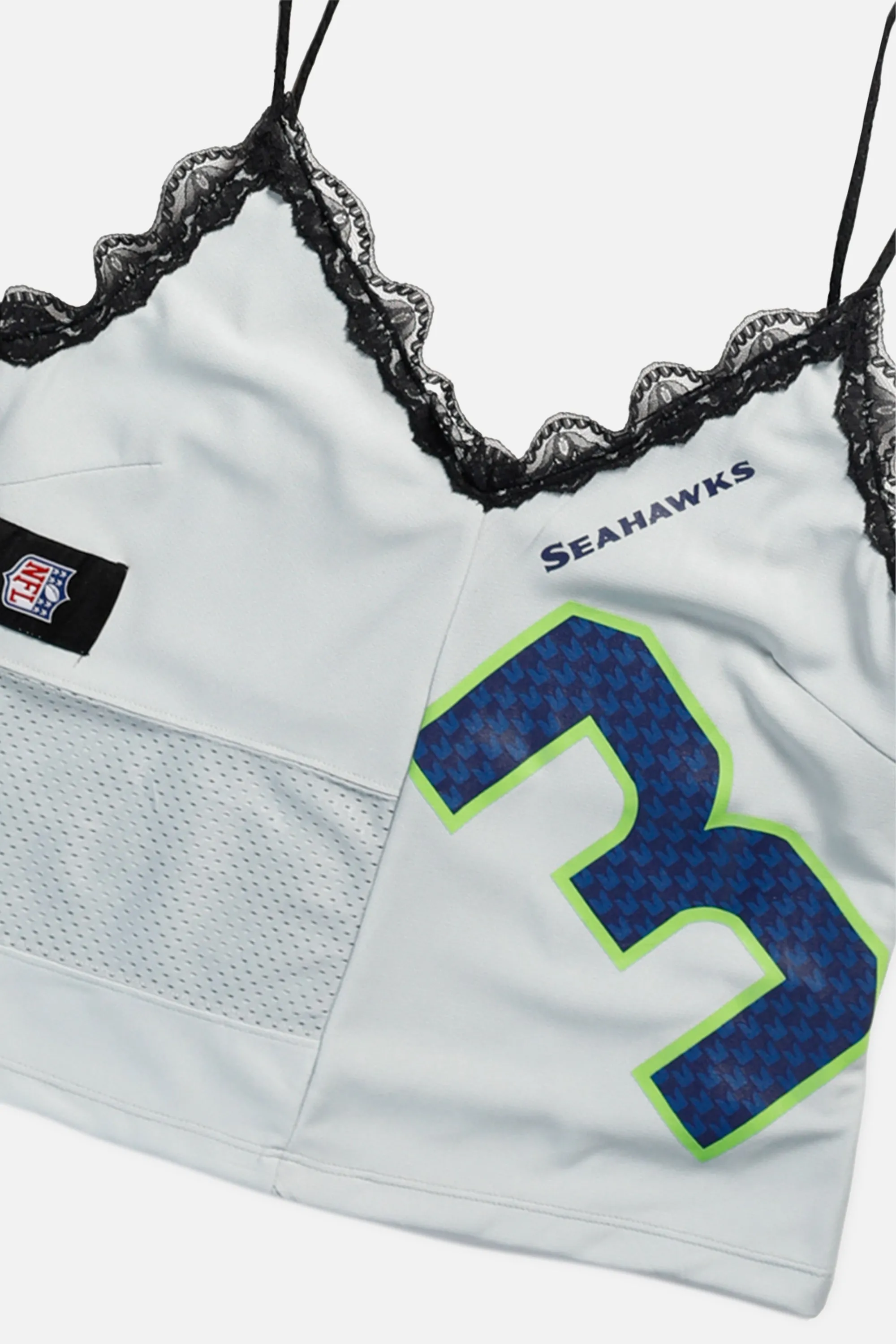 Rework Seattle Seahawks Lace Tank - M
