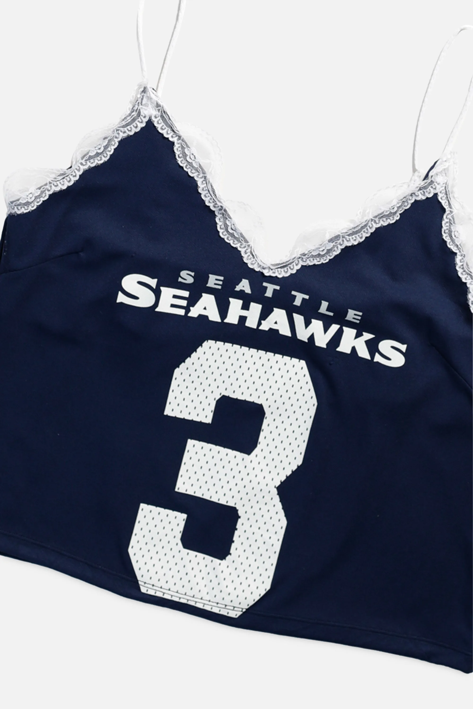 Rework Seattle Seahawks Lace Tank - XL