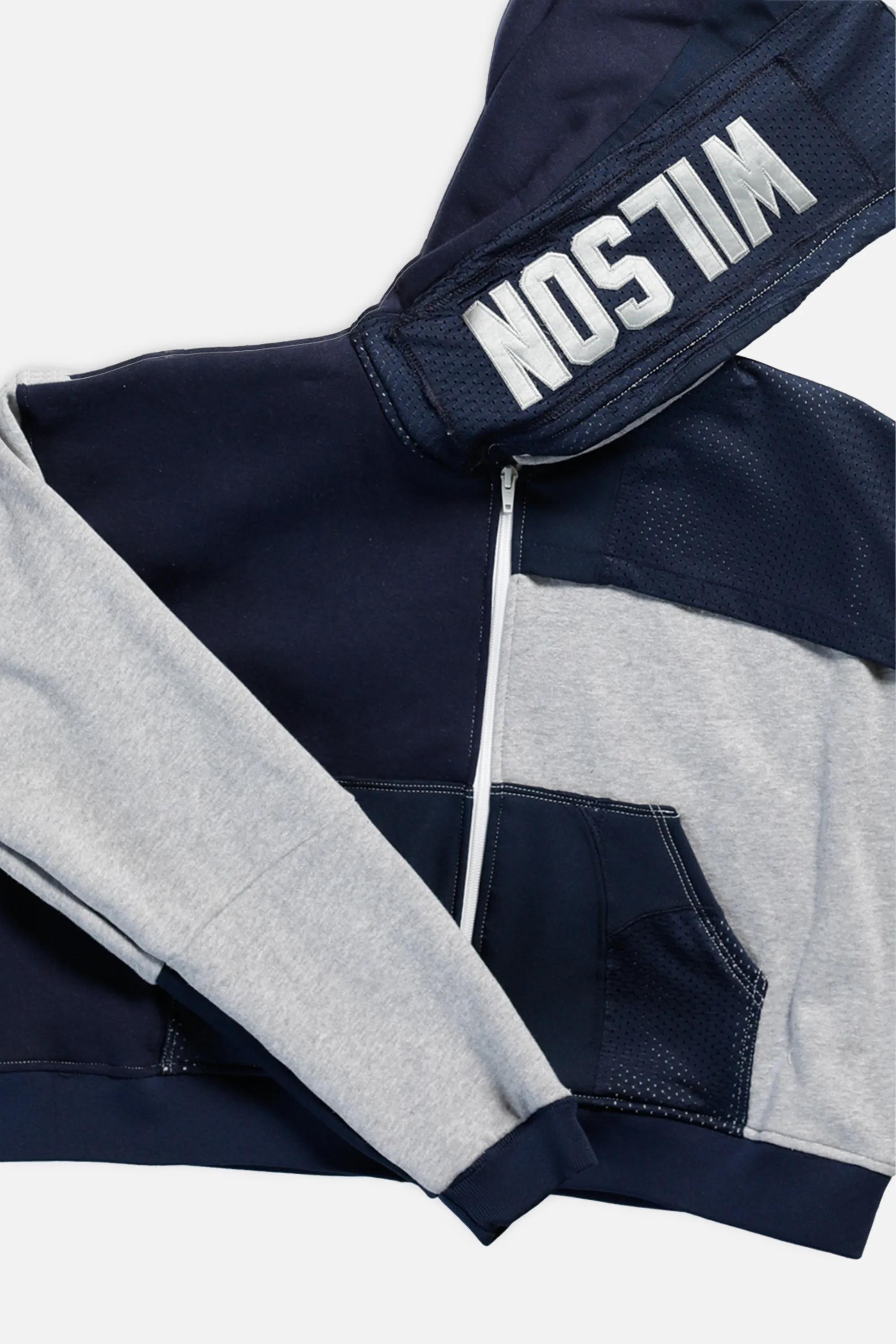Rework Seattle Seahawks NFL Crop Zip Hoodie - L
