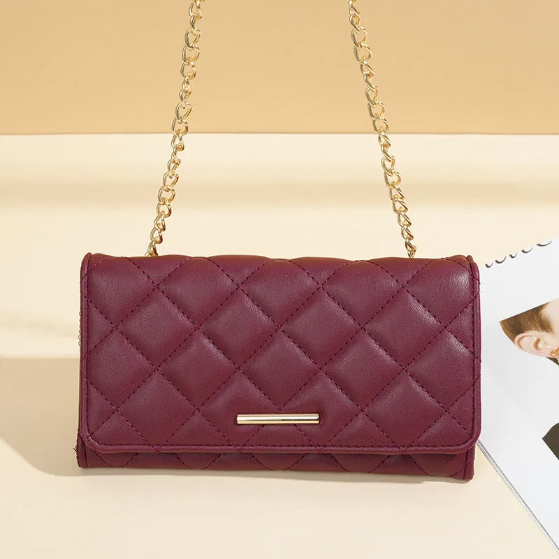 Rhombus bag shoulder bag messenger bag