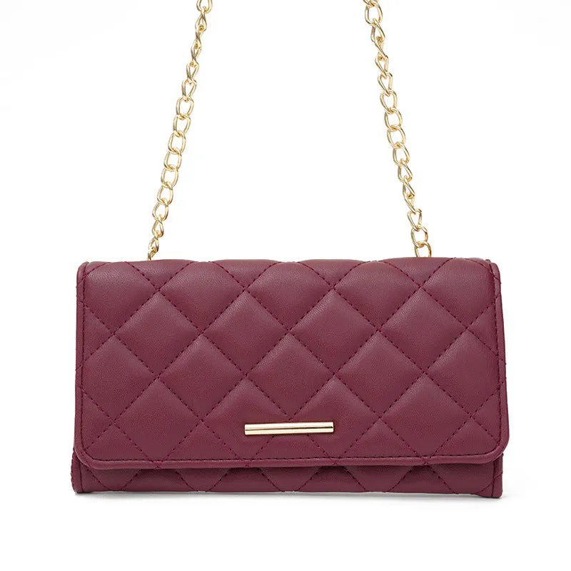 Rhombus bag shoulder bag messenger bag