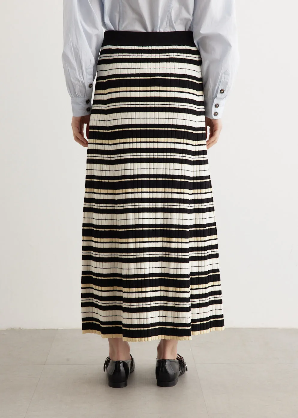 Rib Long Skirt