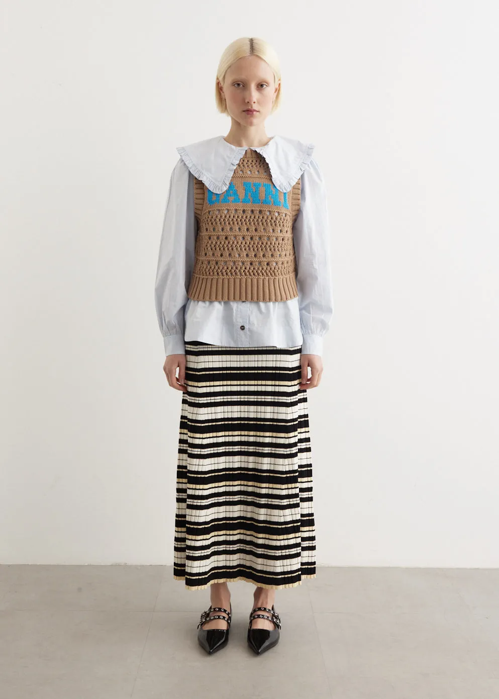 Rib Long Skirt