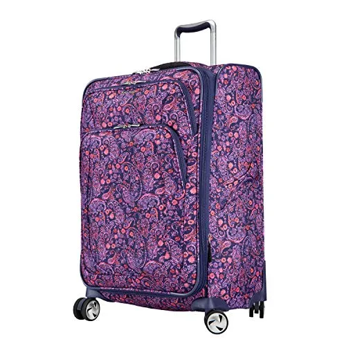 Ricardo Beverly Hills Seahaven 25-inch Check-In Suitcase (Paisley Pink)