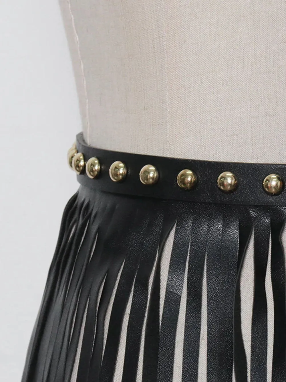 Rivet Tassel Vest