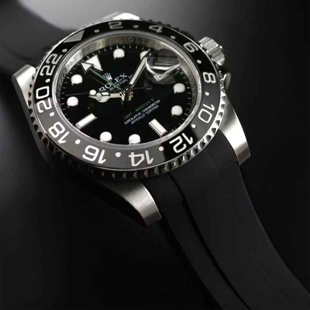 Rolex - Rubber B strap for GMT Master II CERAMIC - Classic Series
