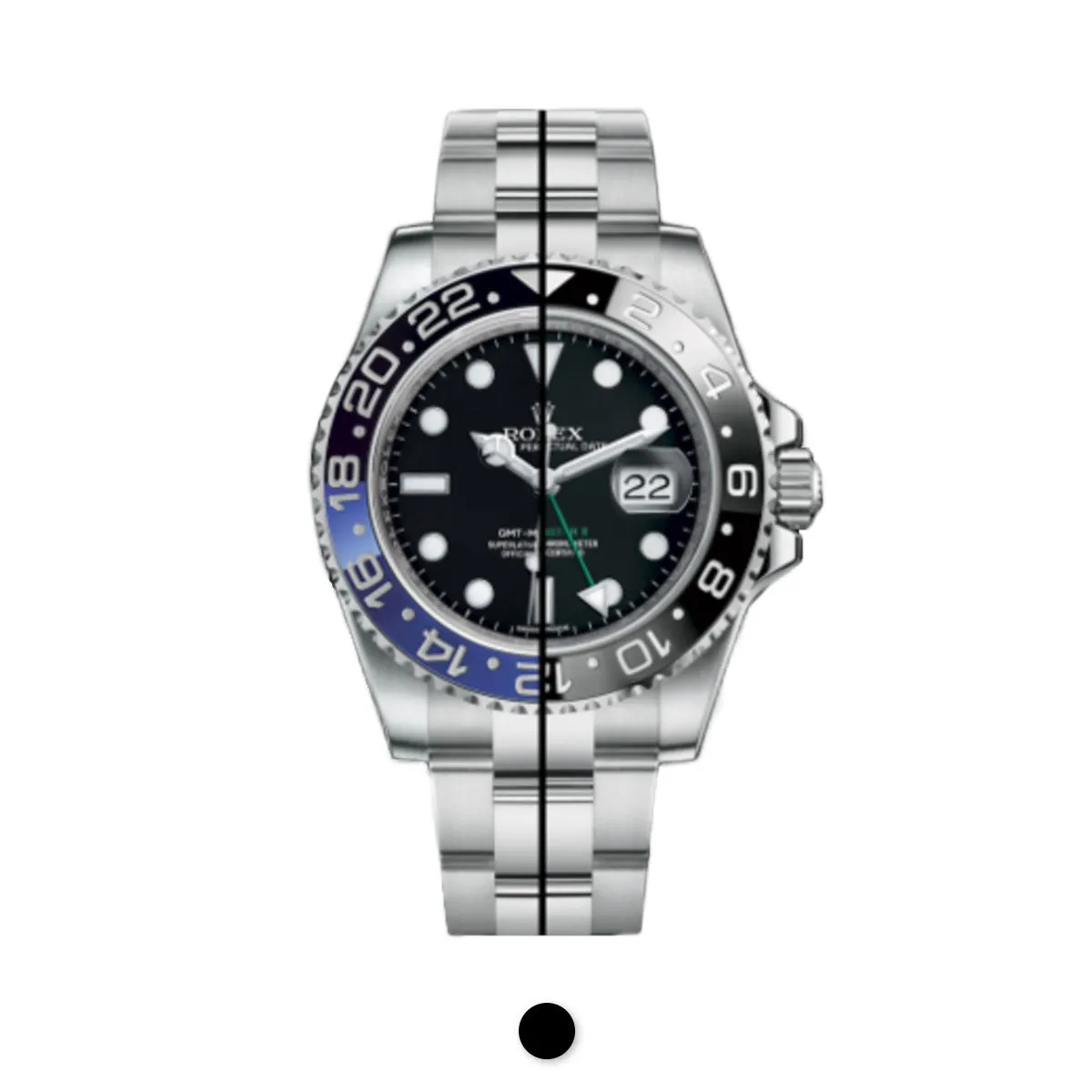 Rolex - Rubber B strap for GMT Master II CERAMIC - Velcro?? Series
