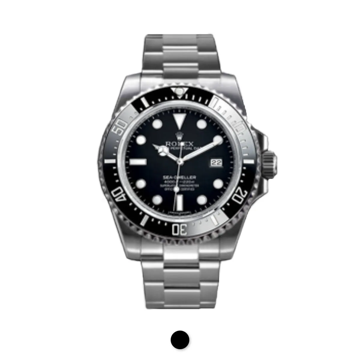 Rolex - Rubber B strap for Sea-Dweller 4000 - Velcro?? Series ref. 116600