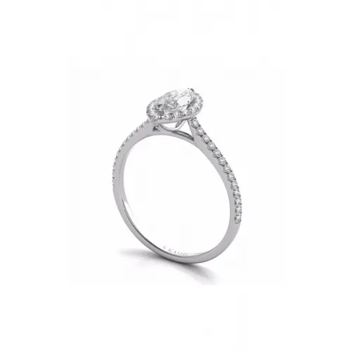 S Kashi & Sons Halo Engagement Ring EN7599-8X4MWG