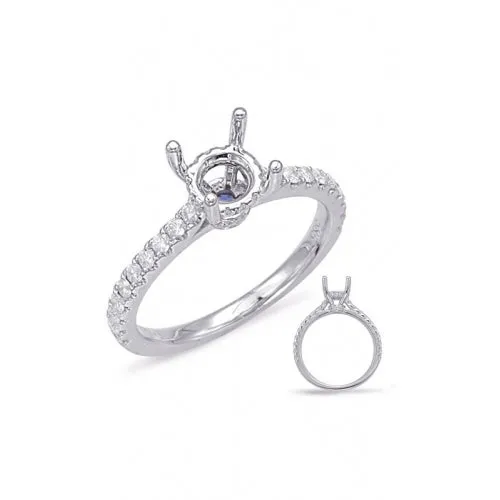 S Kashi & Sons Halo - Hidden Engagement Ring EN7926-3WG