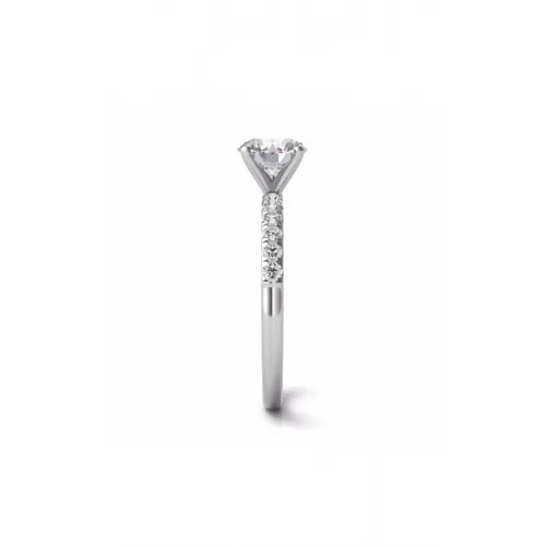 S Kashi & Sons Side Stone Engagement Ring EN7195WG