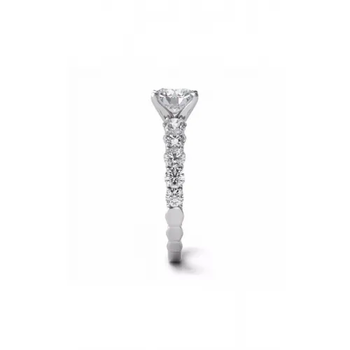 S Kashi & Sons Side Stone Engagement Ring EN7463WG