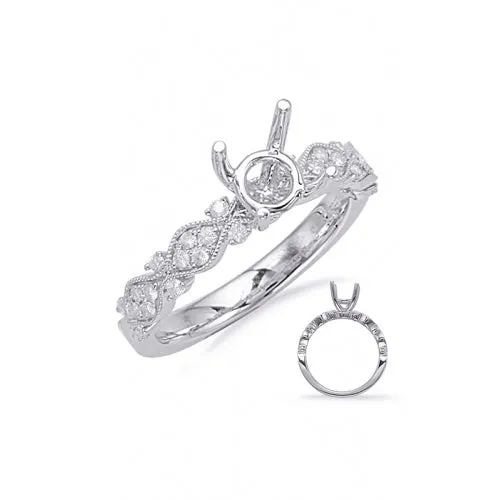 S Kashi & Sons Vintage Engagement Ring EN8108-15WG