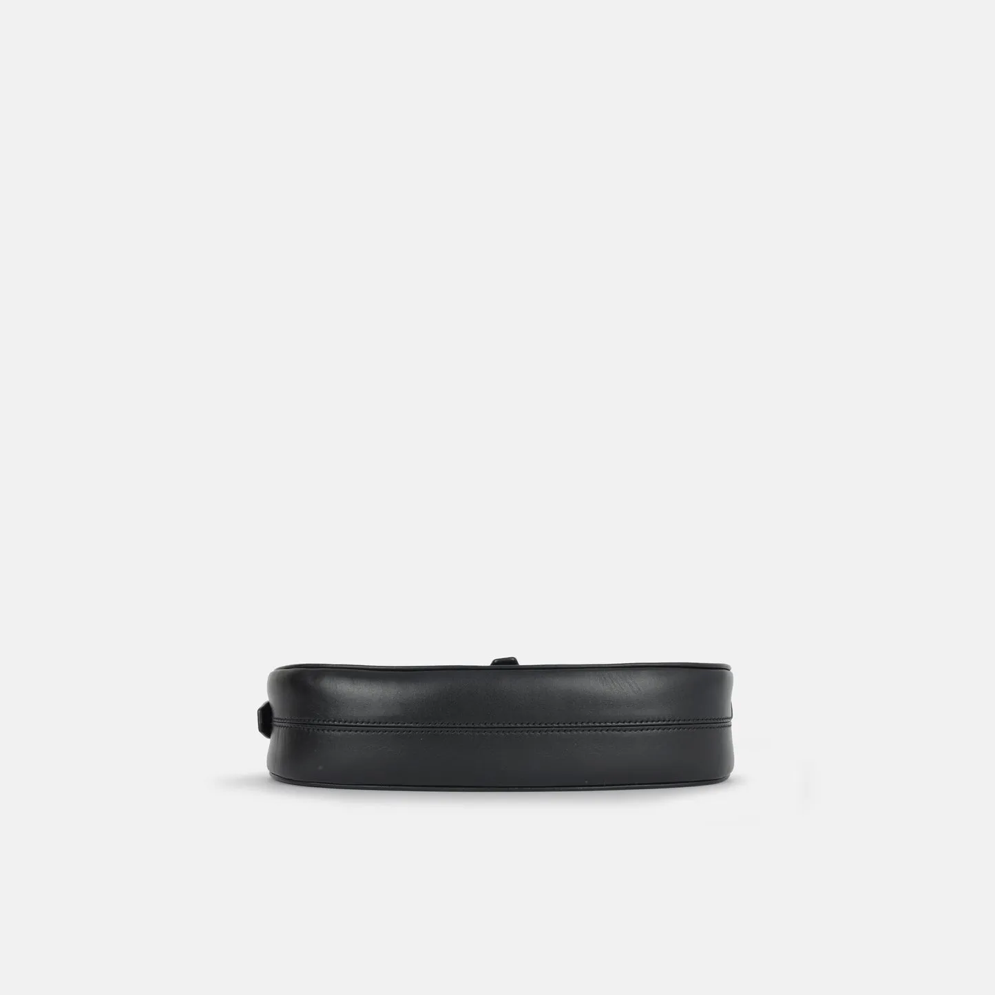 Saint Laurent - Le Fermoir Shoulder Bag - Black Calfskin GHW - pre-loved