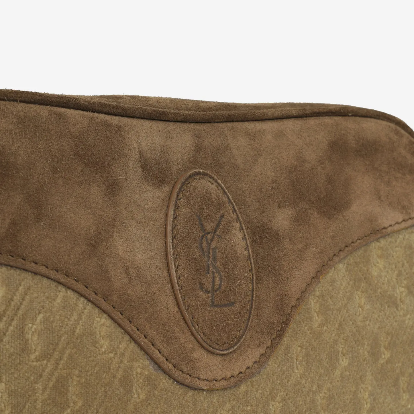 Saint Laurent - Le Monogramme C?UR - Tan Suede/Velvet GHW - Unused