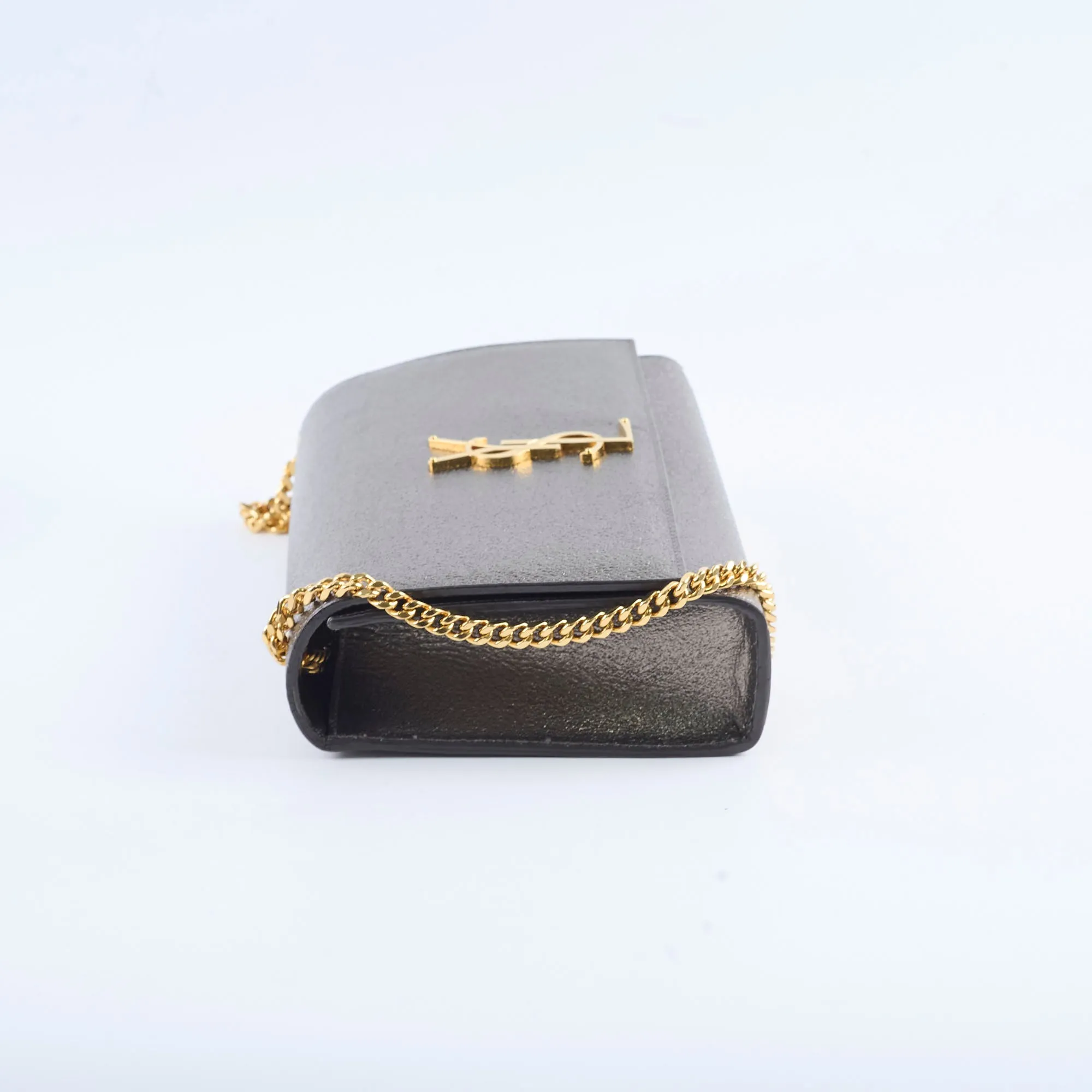 Saint Laurent Metallic Medium Kate Bronze