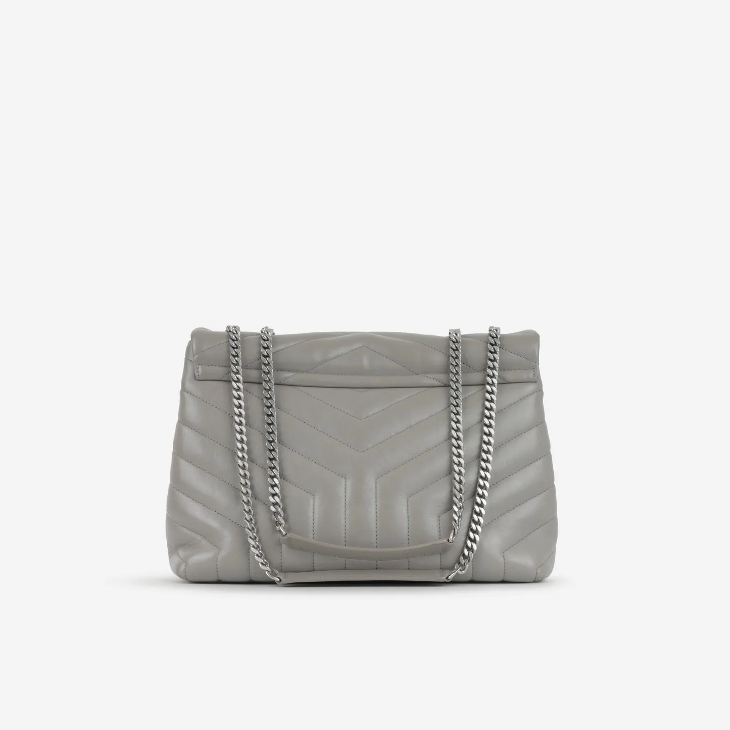 Saint Laurent Saint Laurent - Medium Loulou Bag - Grey Calfskin SHW - pre-loved