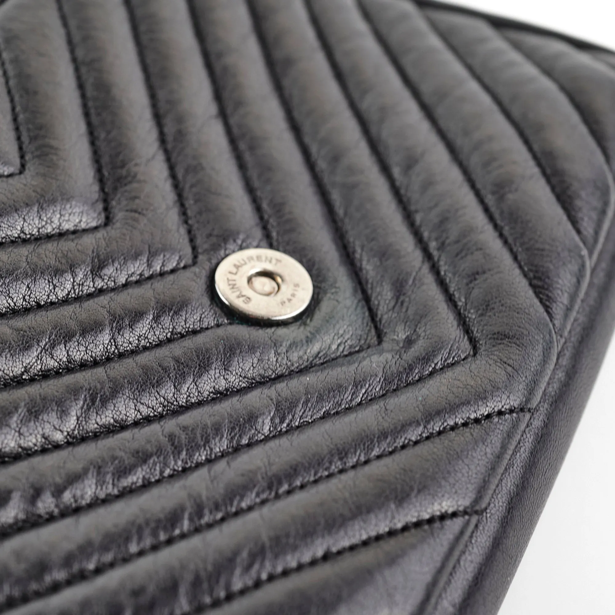 Saint Laurent So black Medium College Bag