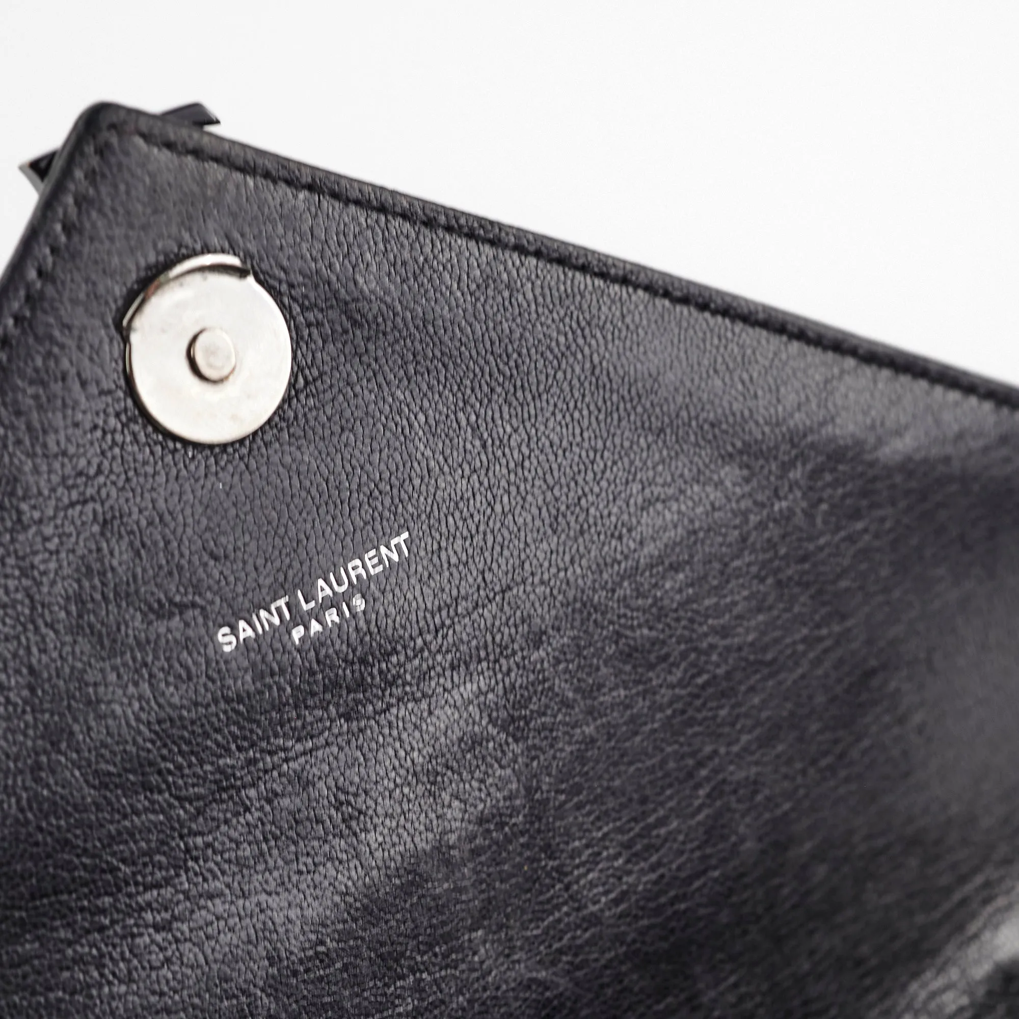 Saint Laurent So black Medium College Bag