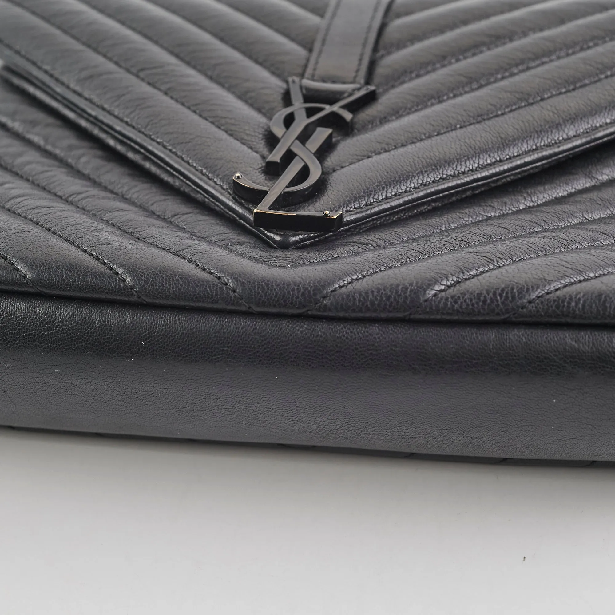 Saint Laurent So black Medium College Bag