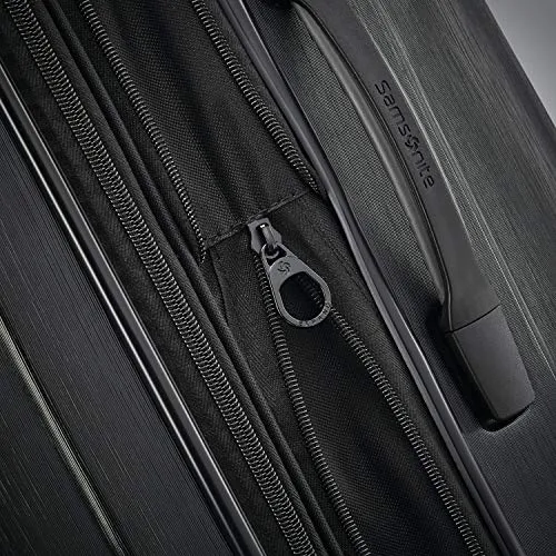 Samsonite Centric 2 Hardside Expandable Luggage with Spinner Wheels, Black, Checked-Large 28-Inch