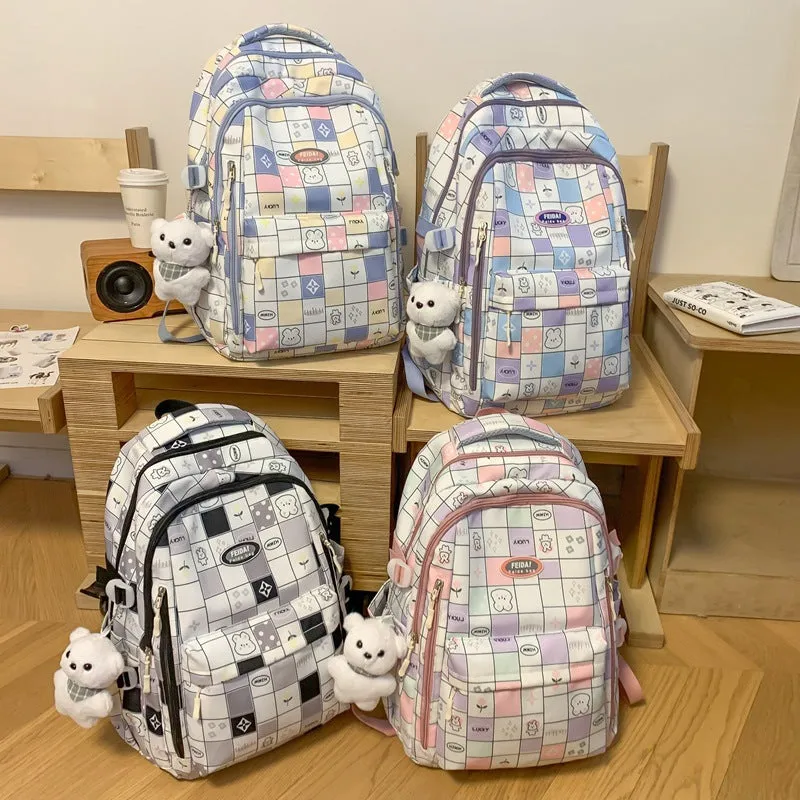 Schoolbag, cartoon pattern backpack 