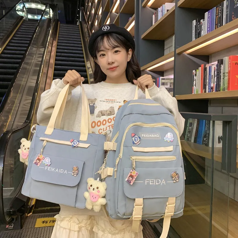 Schoolbag, cute backpack for girls ins style
