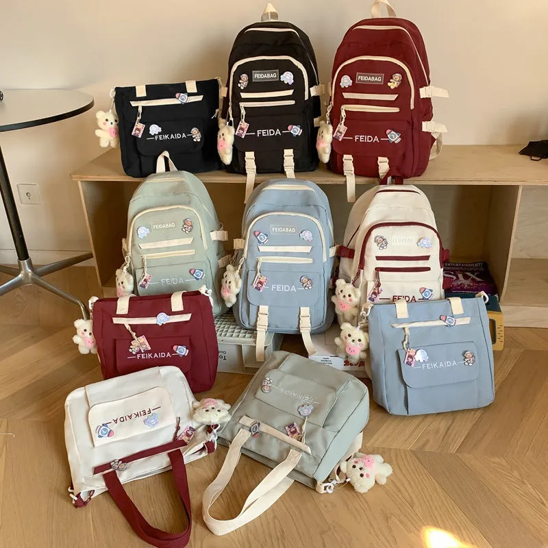 Schoolbag, cute backpack for girls ins style 